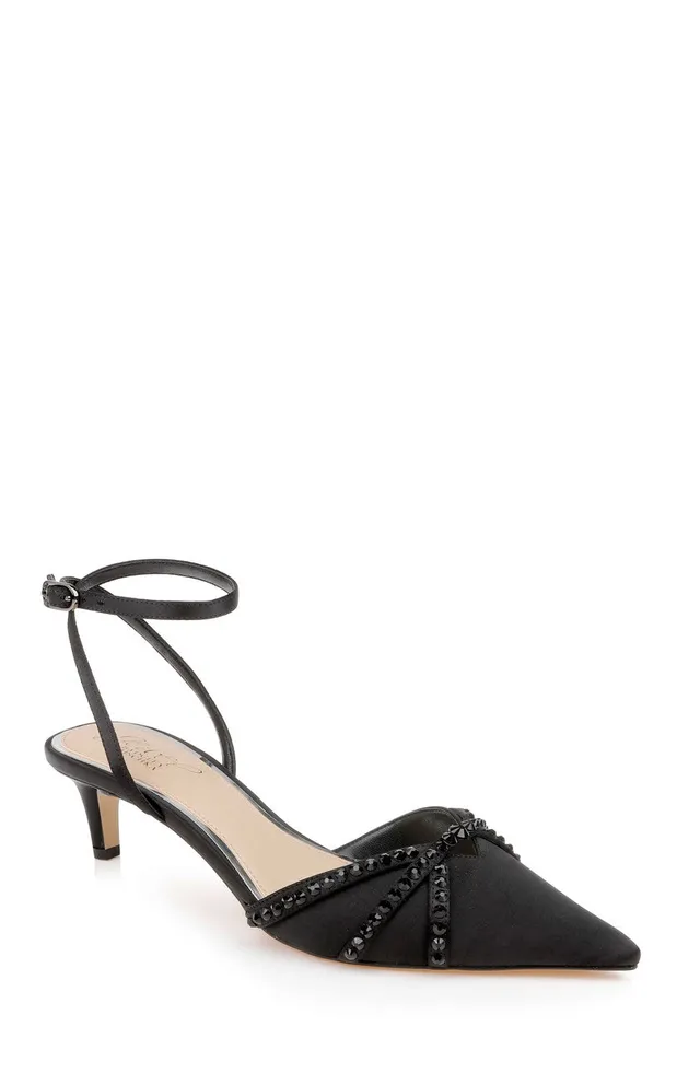 badgley-mischka-indra-pumps-ivory-perlen-kittenabsatz image 1