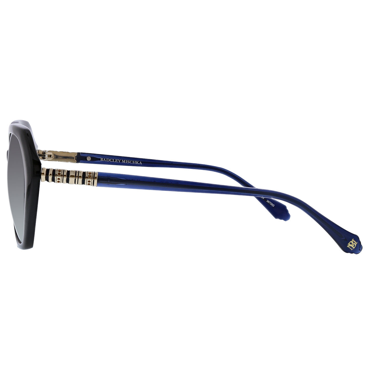 badgley-mischka-solene-sonnenbrille-schwarz-acetat-kristall image 6