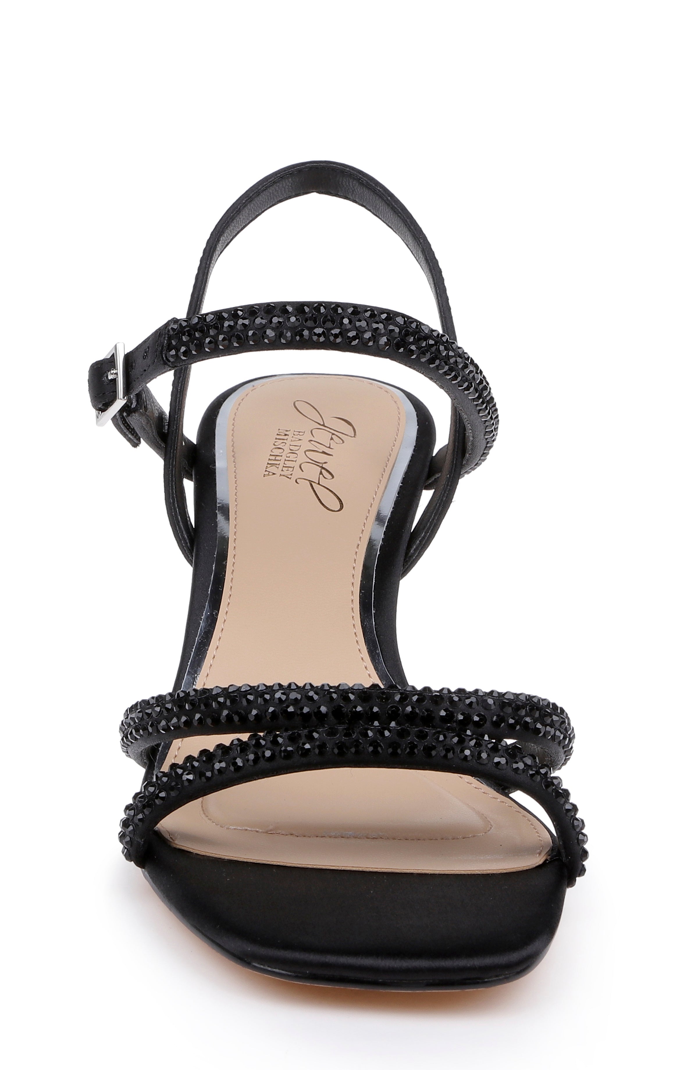 badgley-mischka-zianna-kitten-heel-sandale-satin-schwarz image 4