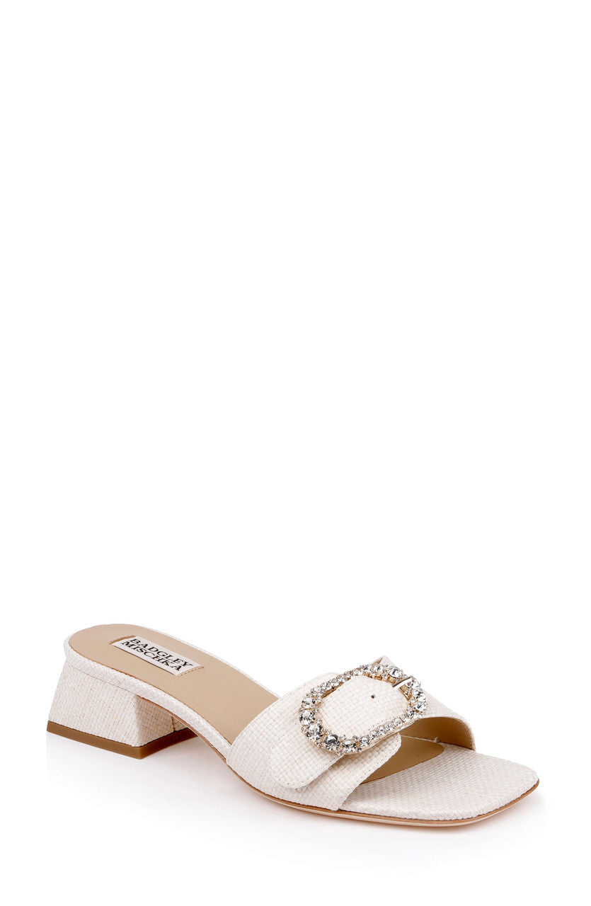 badgley-mischka-odalys-slide-sandale-chalk-blockabsatz-40mm image 1