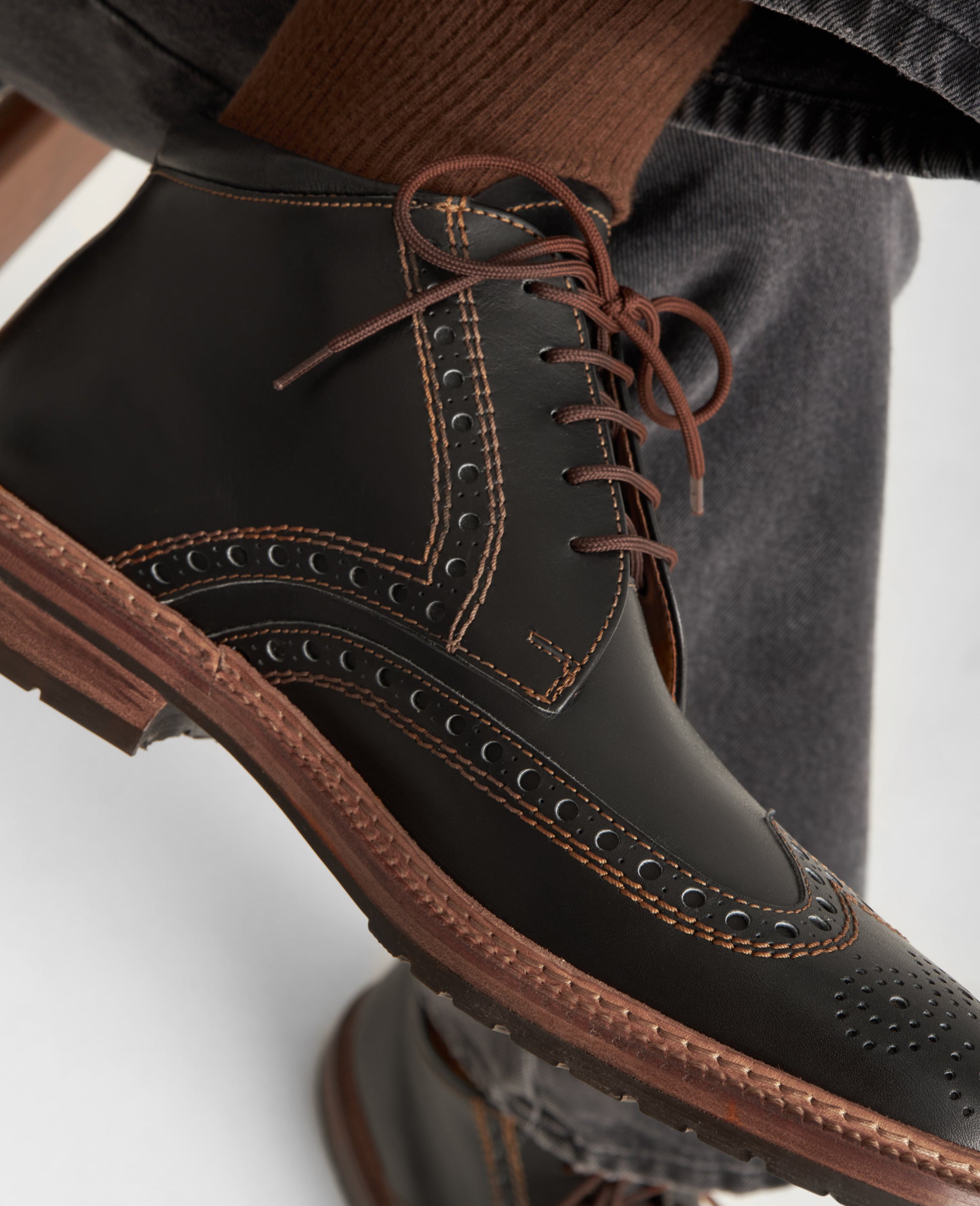 heinrich-dinkelacker-luzern-full-brogue-sc-herrenstiefel-schwarz image 7