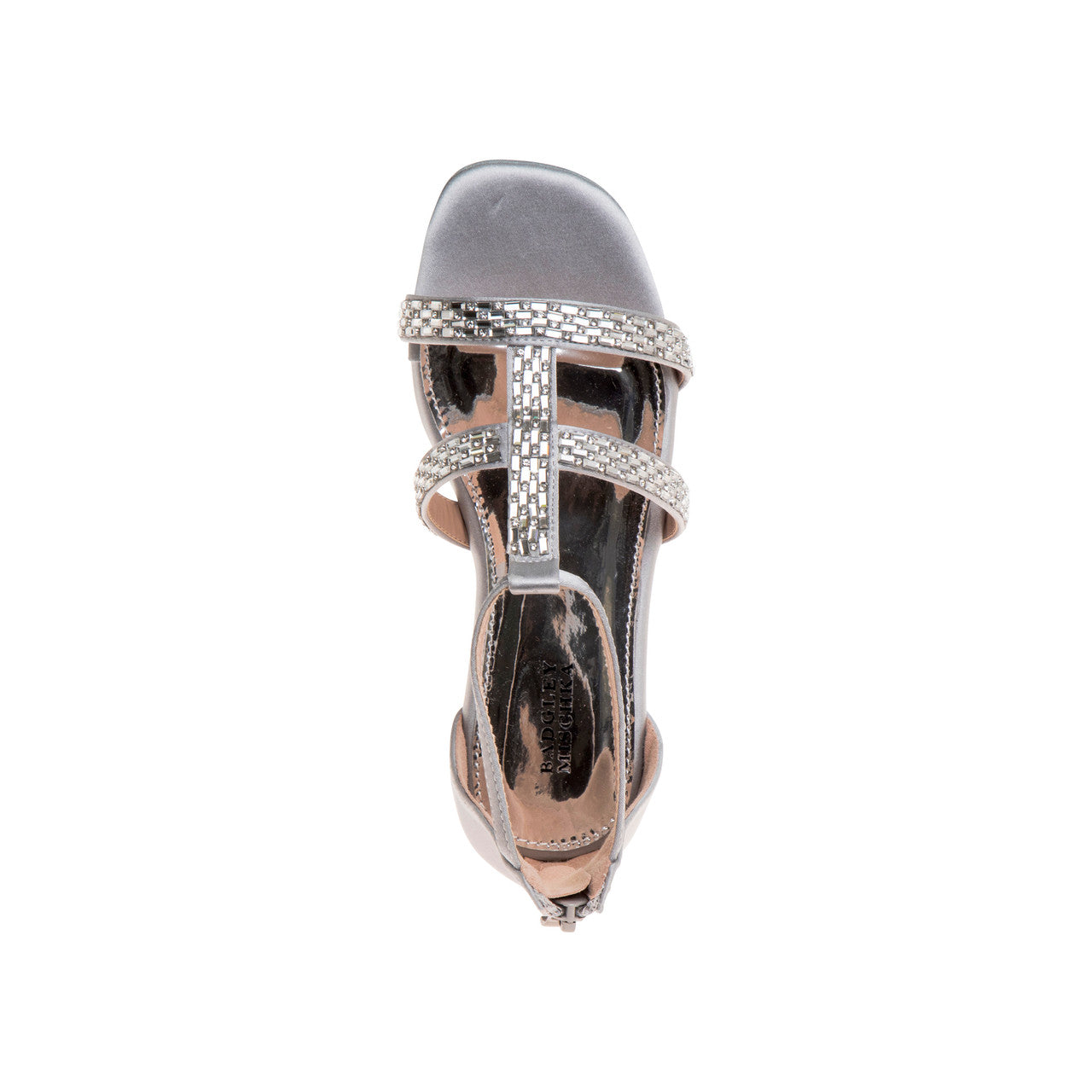 badgley-mischka-girls-gladiator-sandale-silver-flach image 3