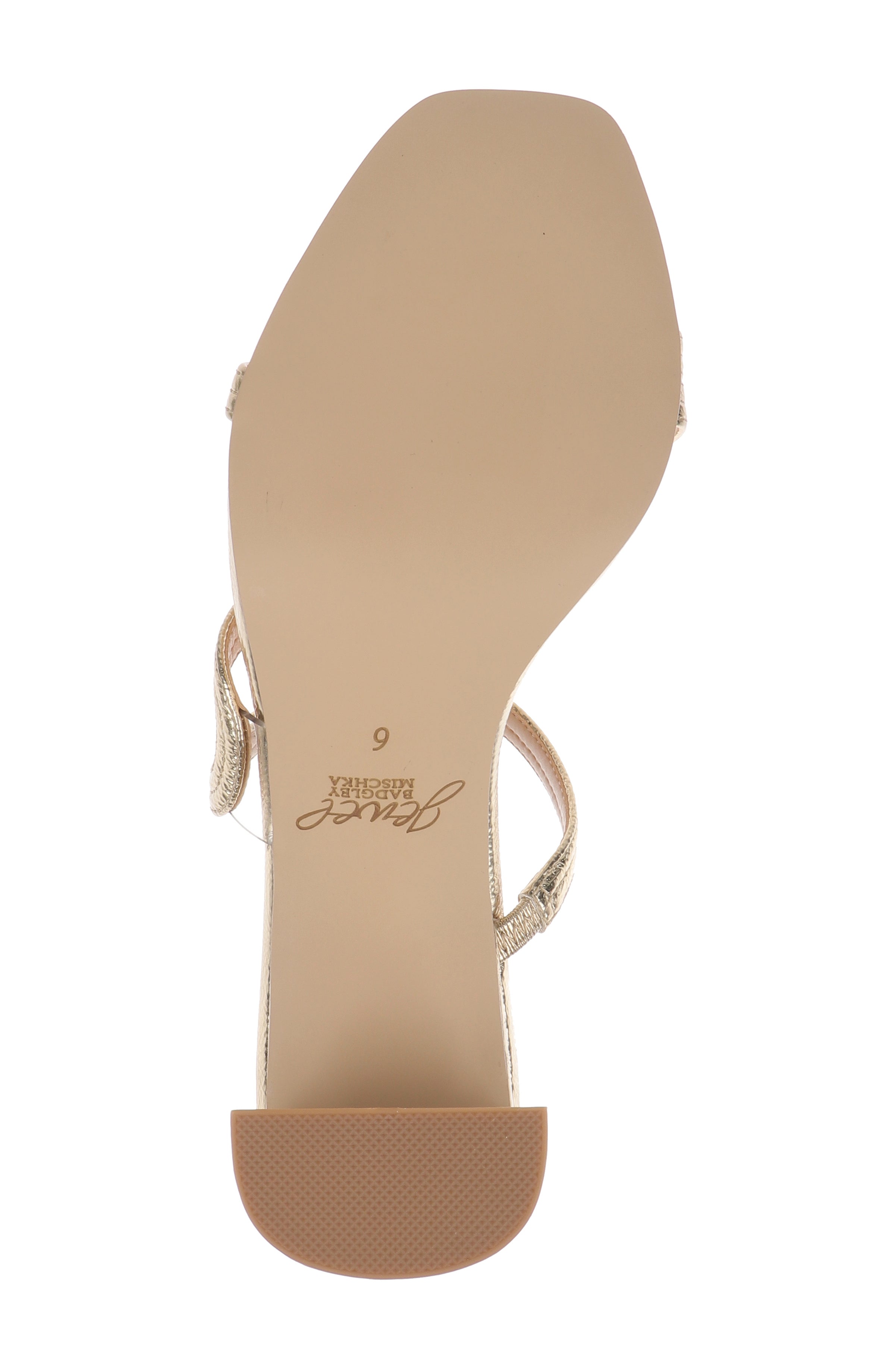 badgley-mischka-zazie-sandale-gold-blockabsatz-gr-38 image 6