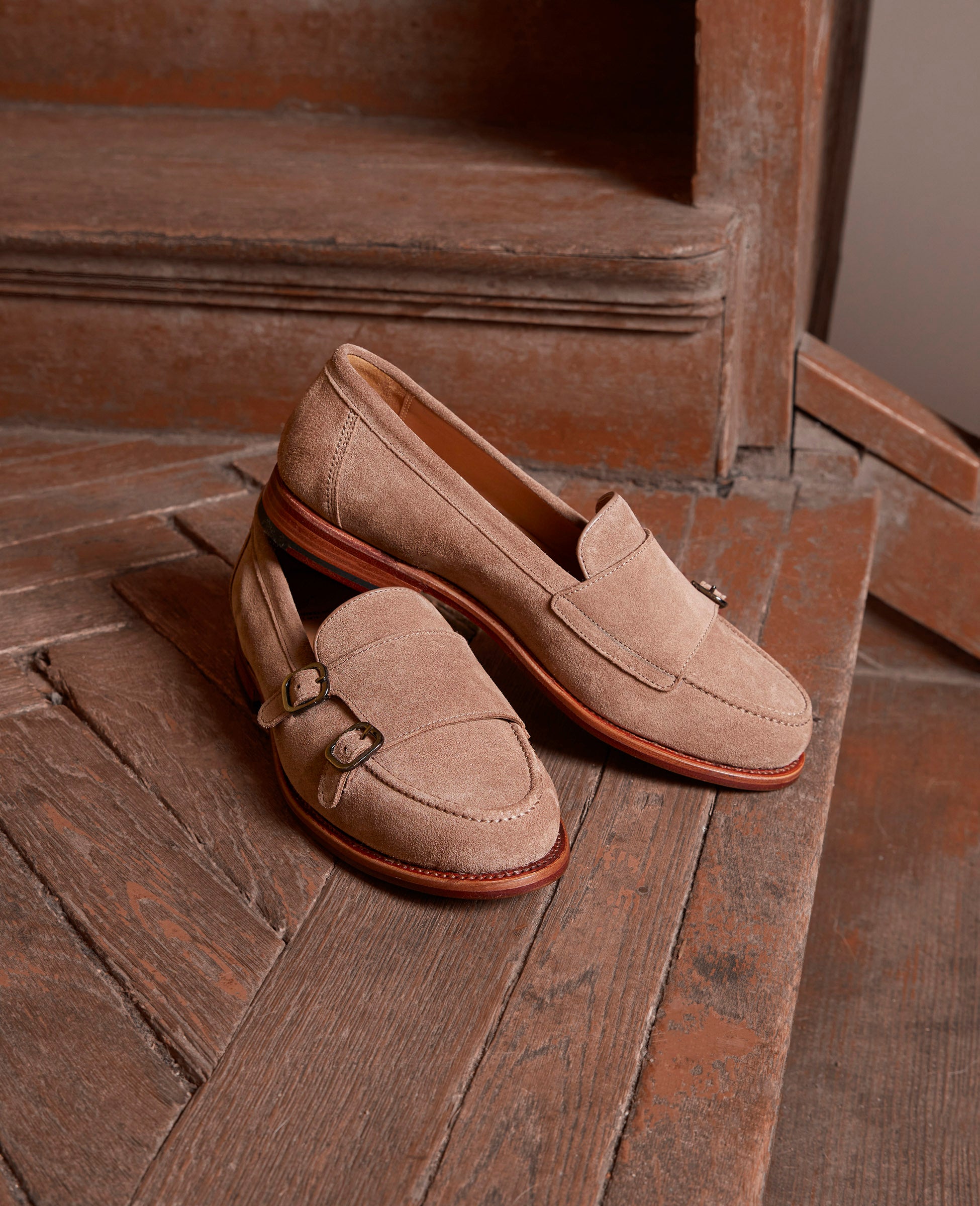 heinrich-dinkelacker-wien-double-monk-v-loafer-beige-velours image 7