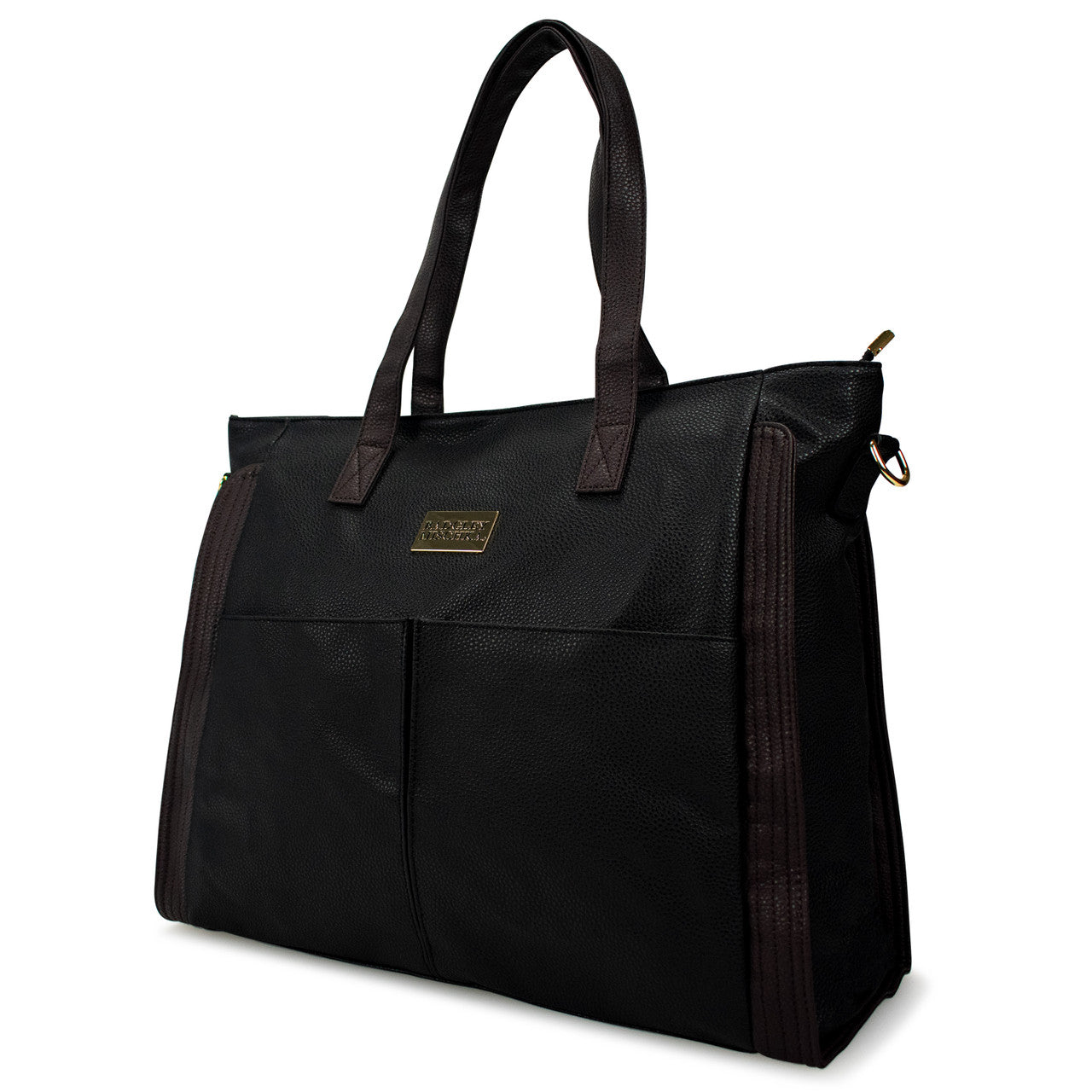 badgley-mischka-rose-weekender-schwarz-vegan-reisetasche image 2