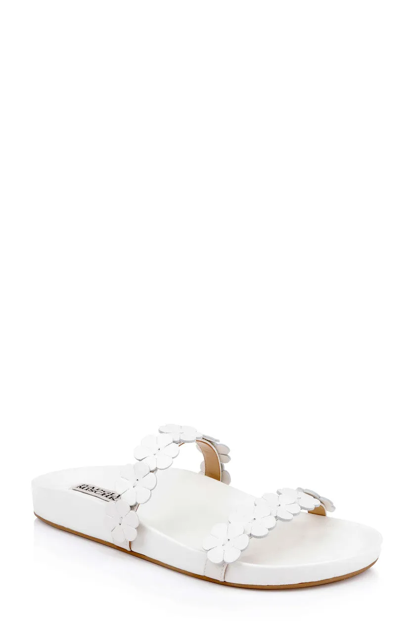 badgley-mischka-waterbury-slide-sandale-wei-leder image 1