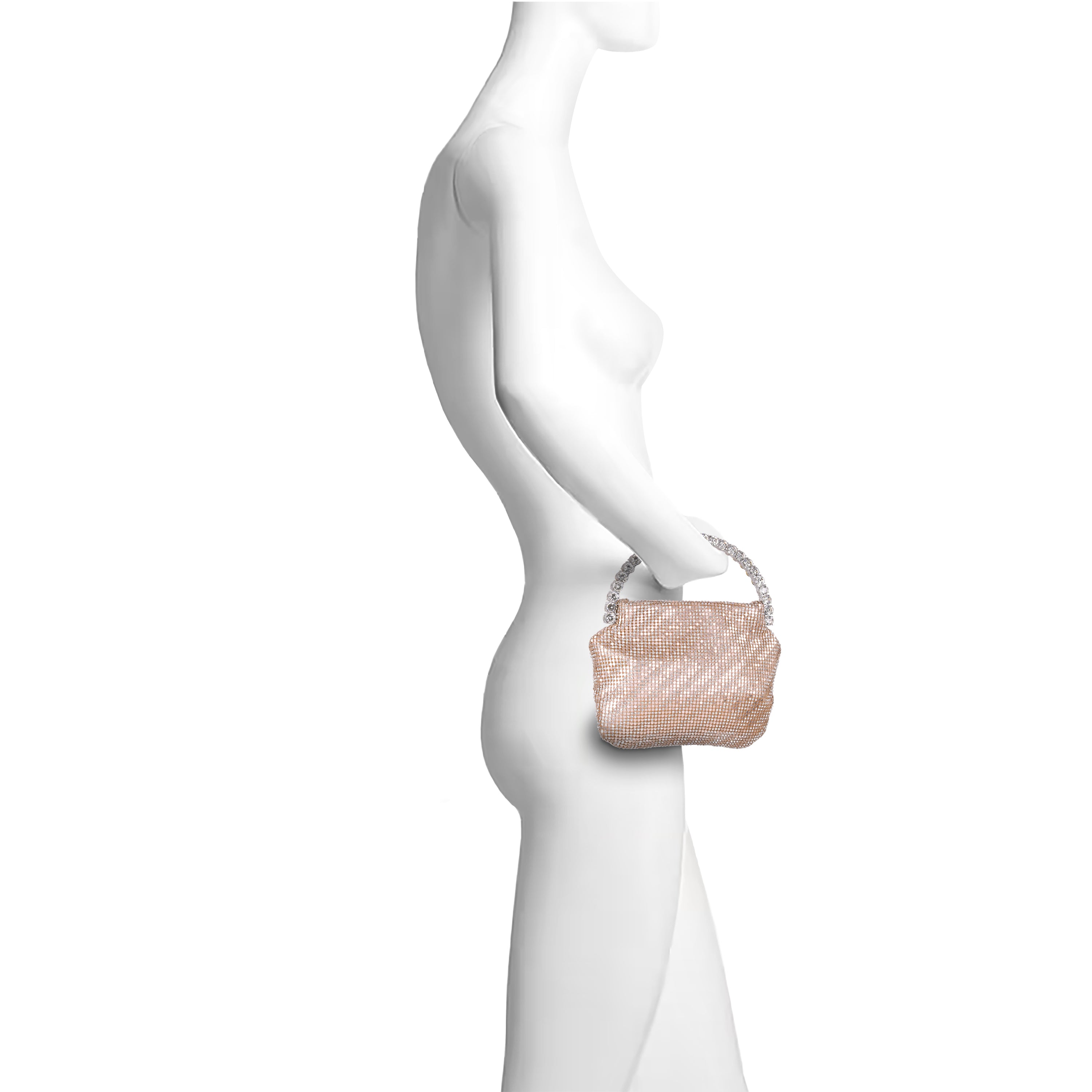 badgley-mischka-effie-clutch-gold-metall-mesh image 4