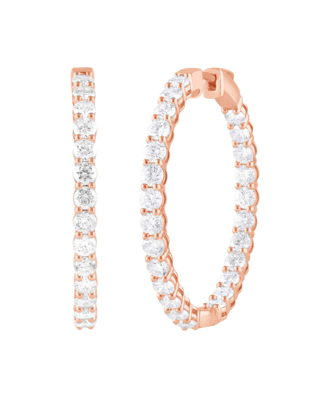 badgley-mischka-in-out-diamant-creolen-14k-wei-gold-34-mm image 5