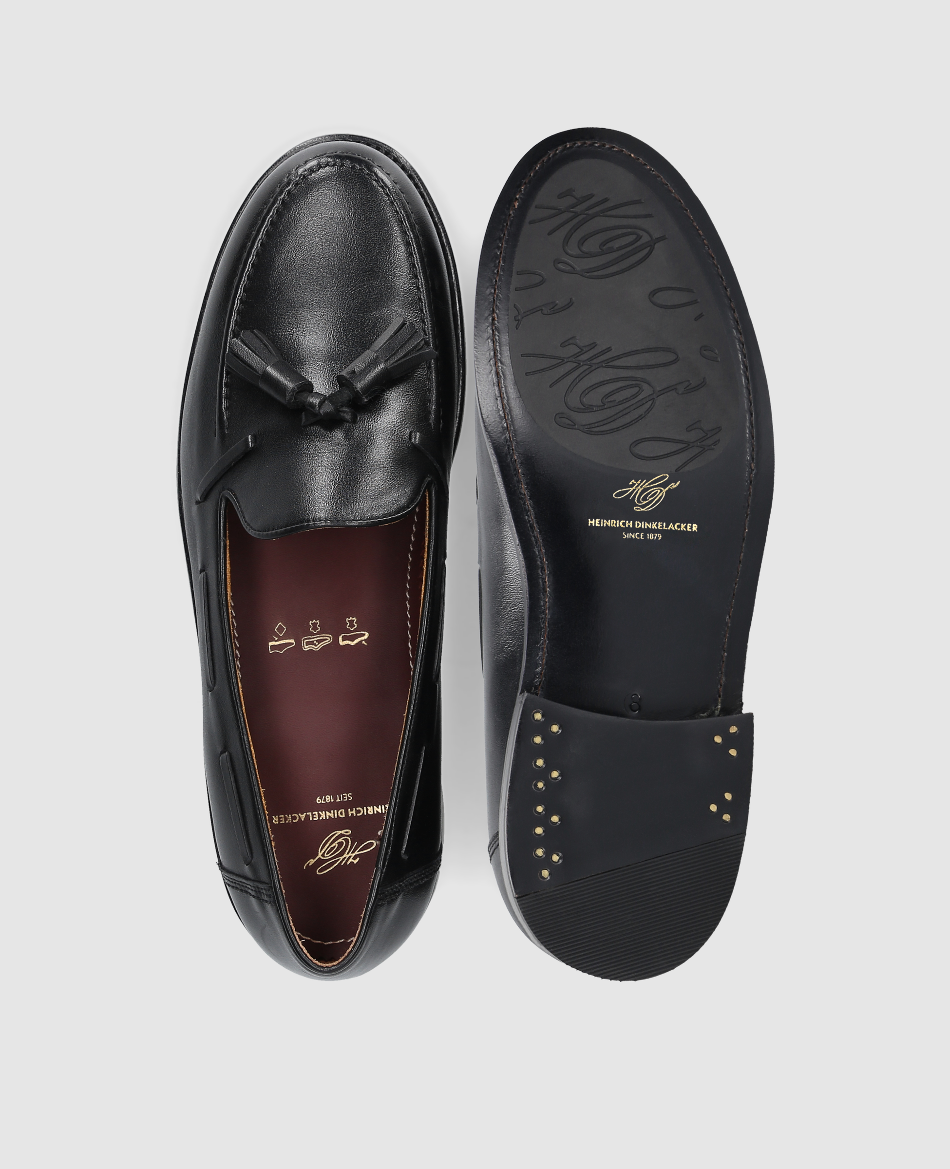 heinrich-dinkelacker-wien-plain-tassel-loafer-schwarz-nappa image 8