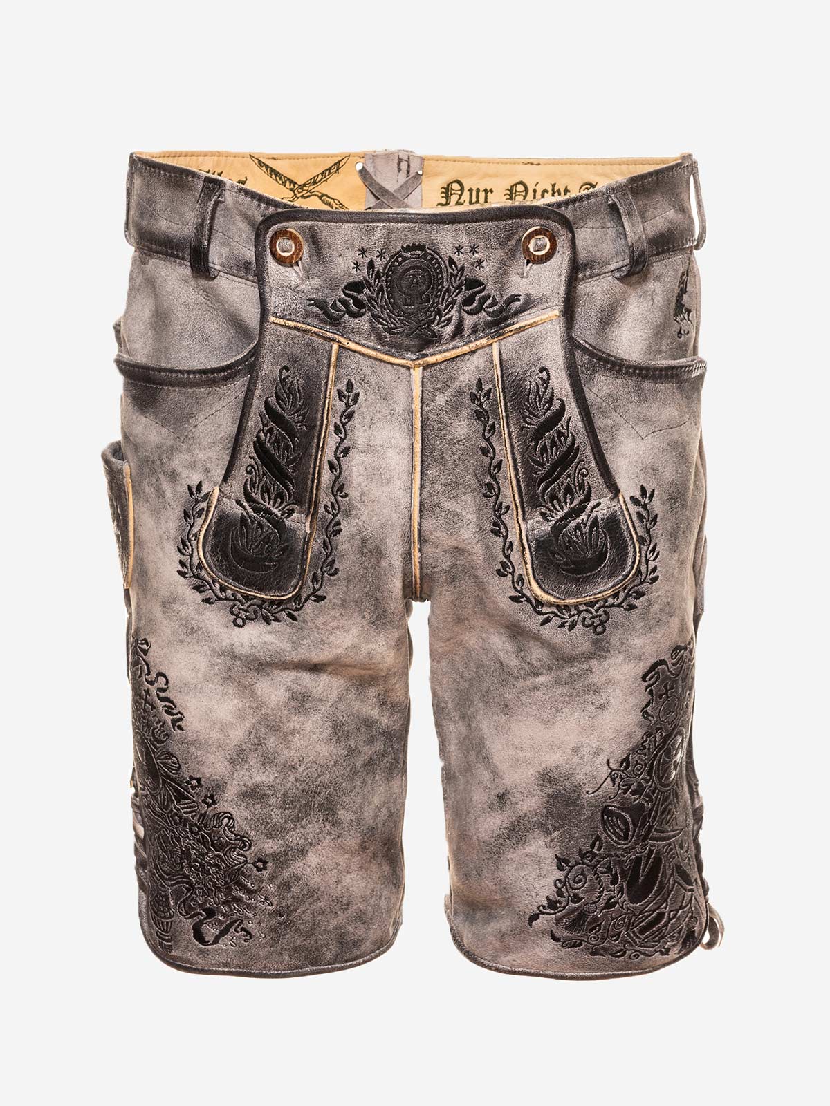 himmel-arsch-zwirn-alpha-omega-lederhose-wildbock-mit-g-rtel-2 image 1