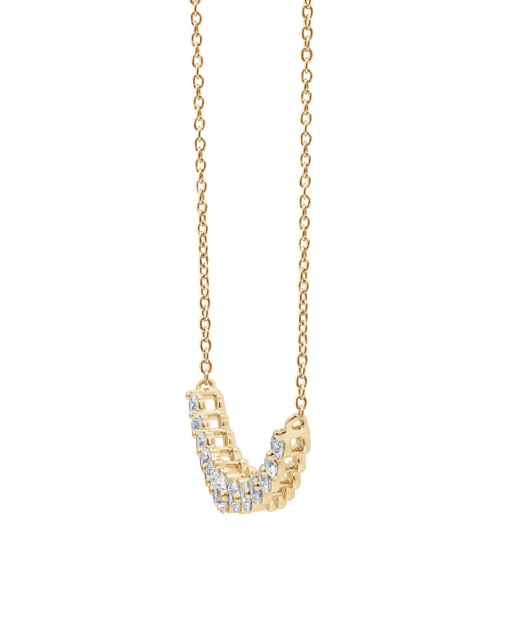 badgley-mischka-curved-bar-diamant-collier-14k-wei-gold image 5