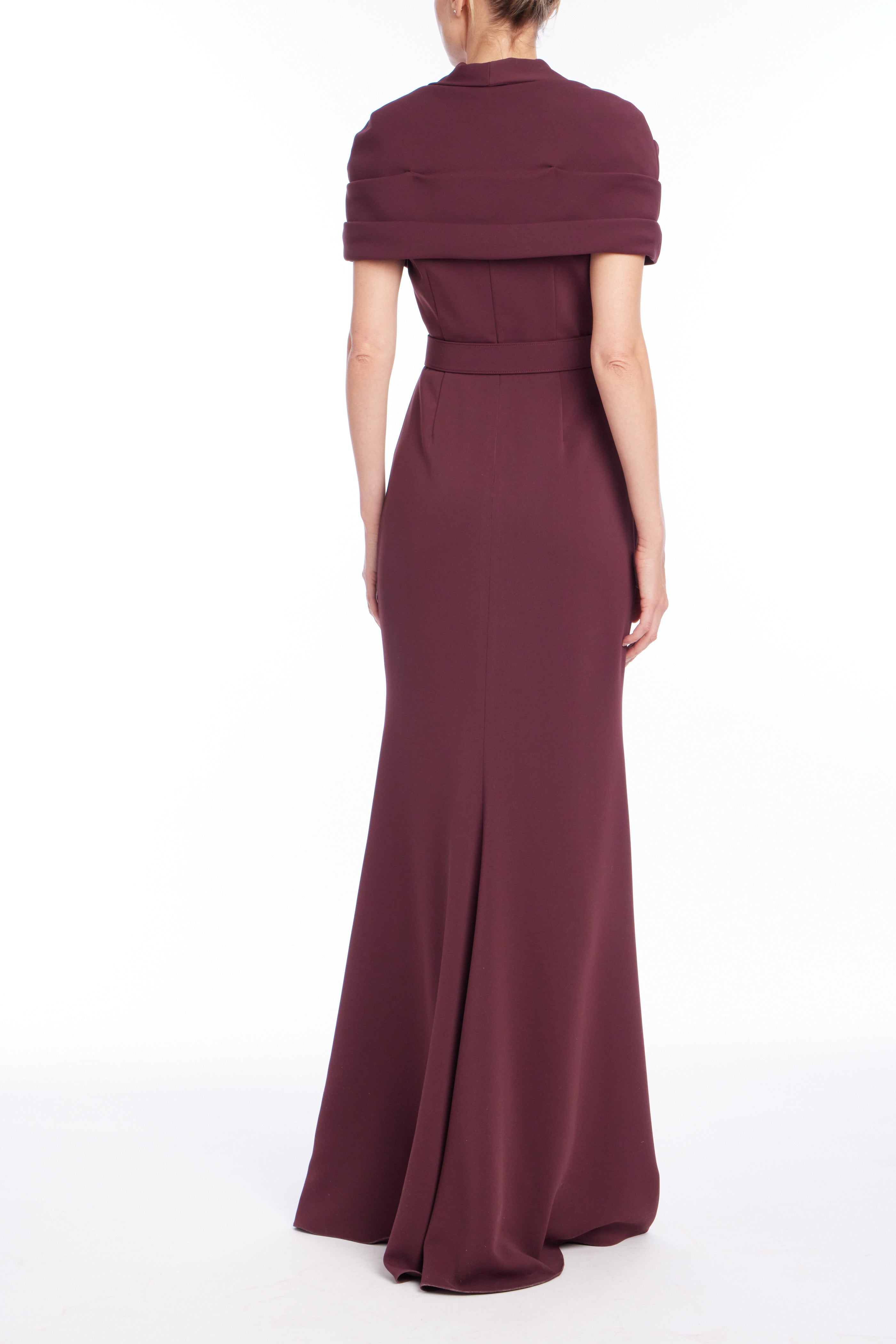 badgley-mischka-cowl-neck-abendkleid-teal-lang-wasserfall image 6