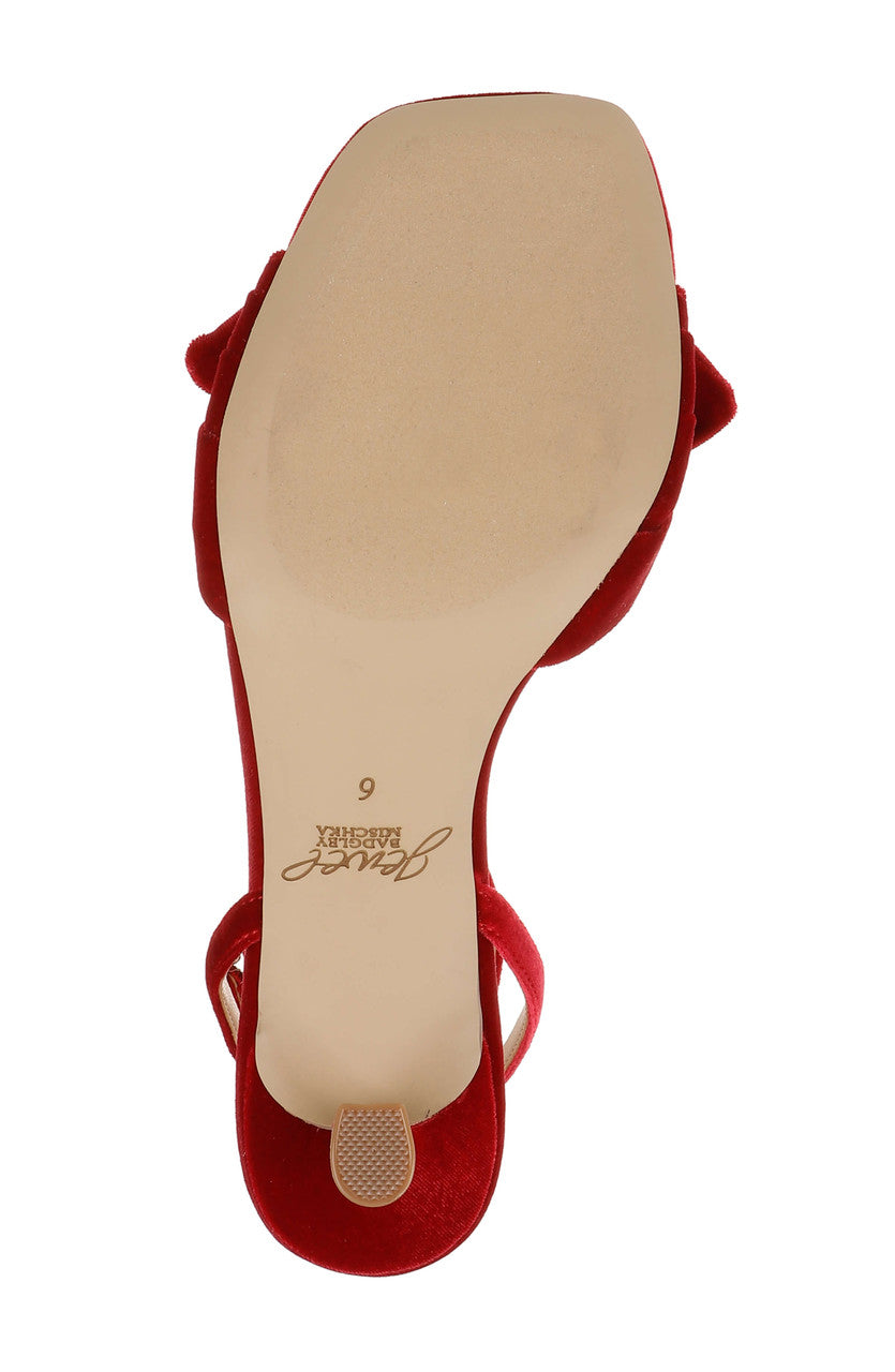 badgley-mischka-emeli-sandalette-nude-schleife-60mm image 6