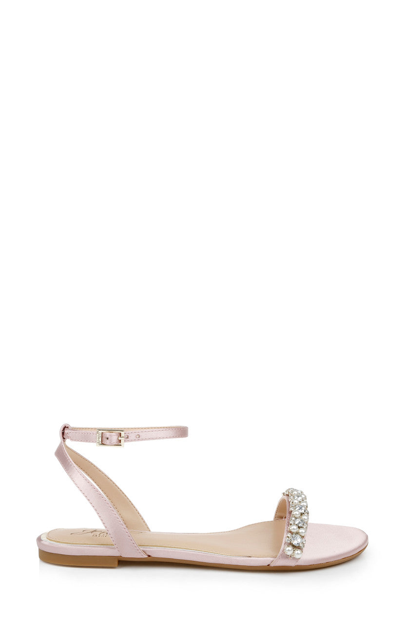 badgley-mischka-daria-flache-sandalen-light-gold-perlen image 2