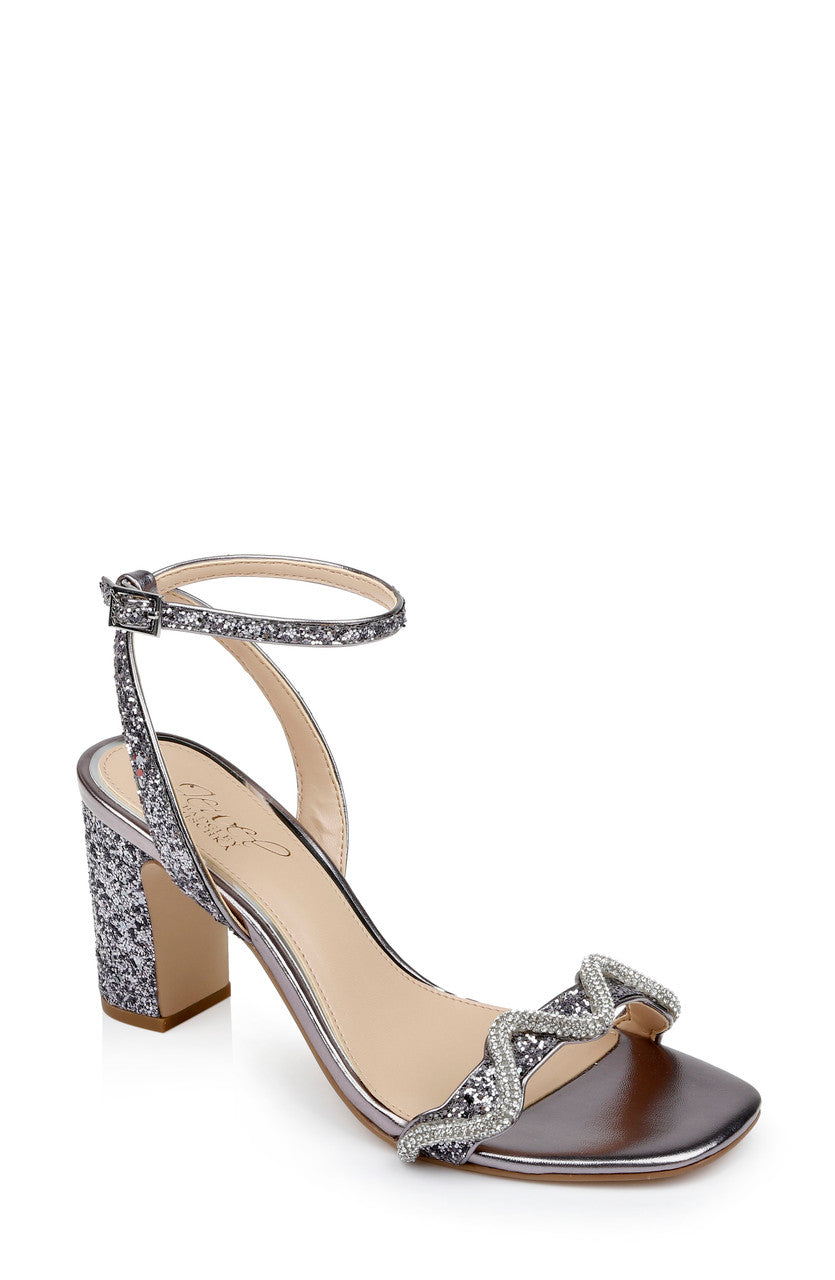 badgley-mischka-gem-glitzer-sandalette-gold-blockabsatz image 8