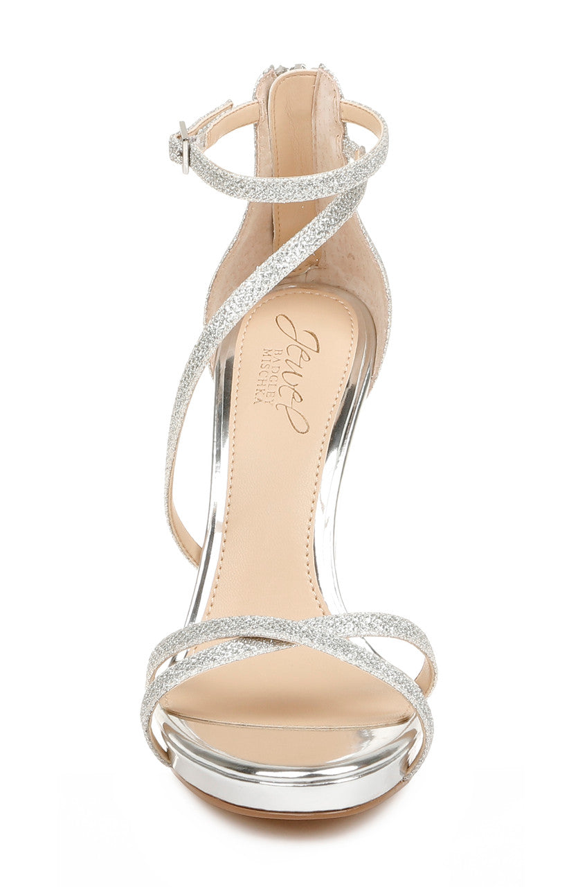 badgley-mischka-galen-pumps-gold-glitzer-plateau image 4