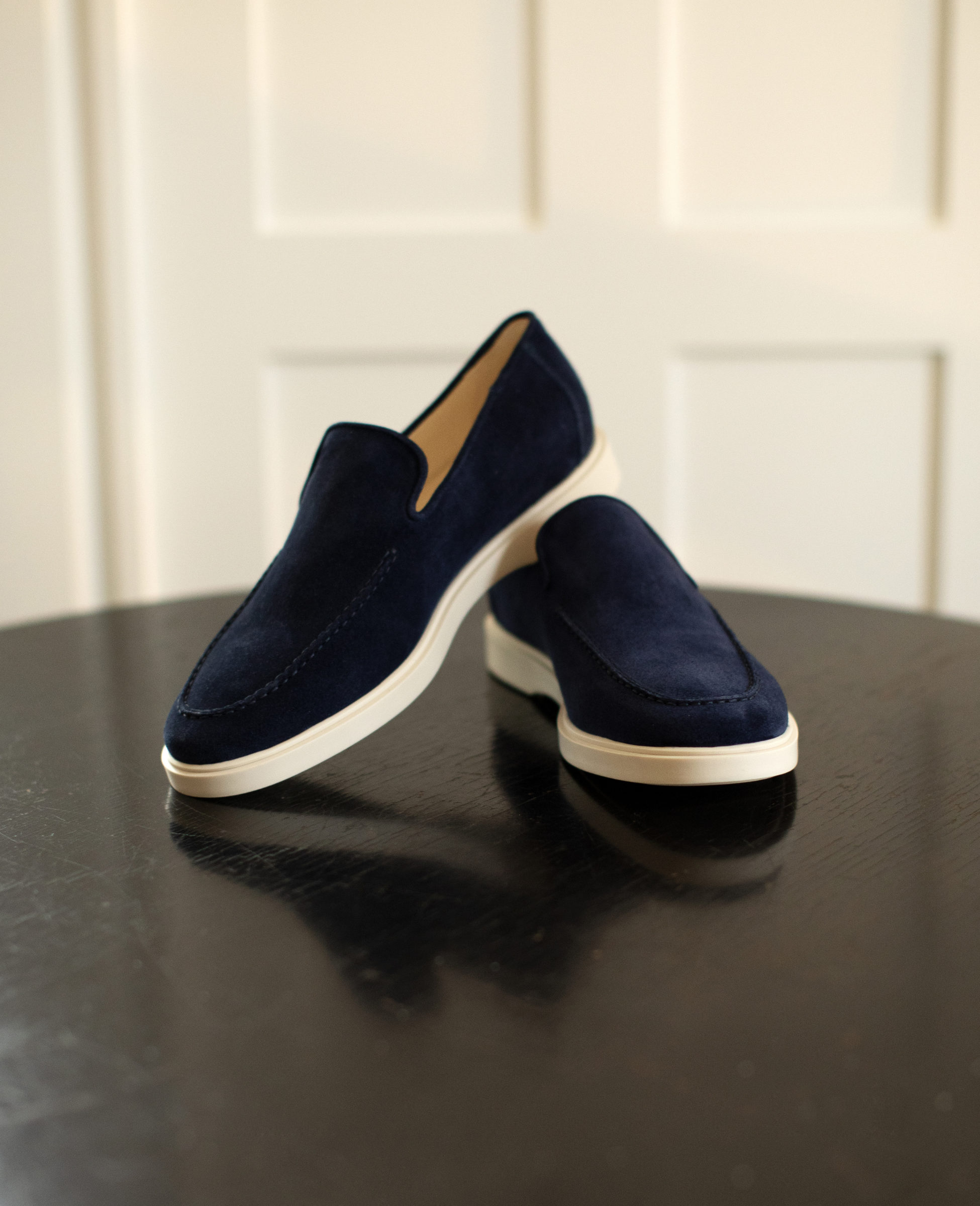 heinrich-dinkelacker-genua-plain-v-loafer-blau-velours image 2