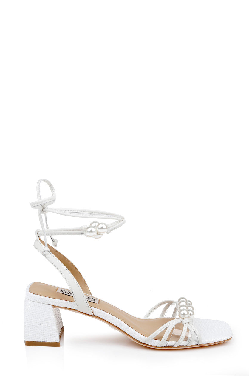 badgley-mischka-deja-block-sandalen-white-leather-leder image 2