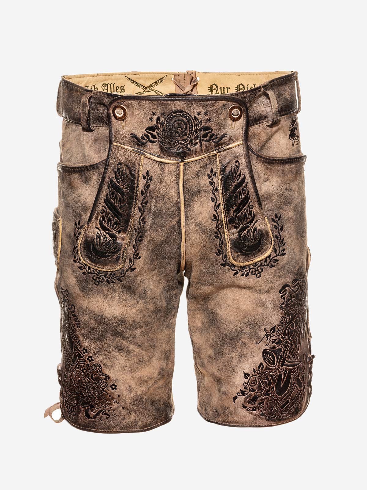 himmel-arsch-zwirn-alpha-omega-lederhose-wildbock-mit-g-rtel image 1