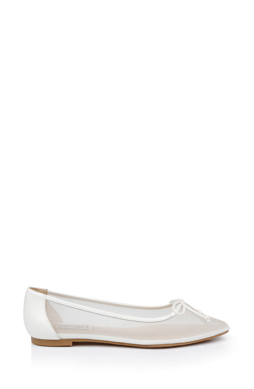 badgley-mischka-cam-flats-wei-leder-mit-schleife image 2