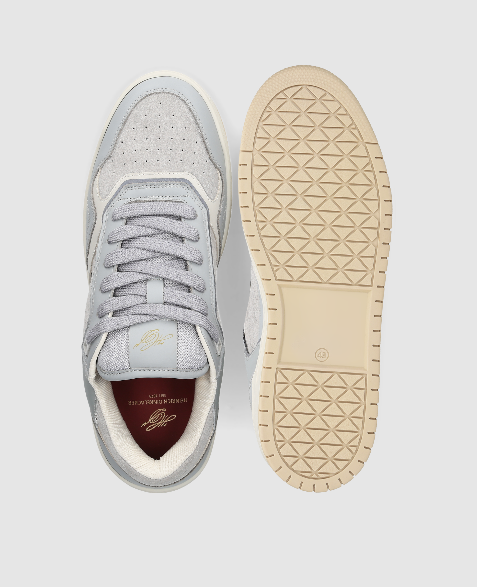 heinrich-dinkelacker-los-angeles-sneaker-cl-sneaker-grau-velours image 8