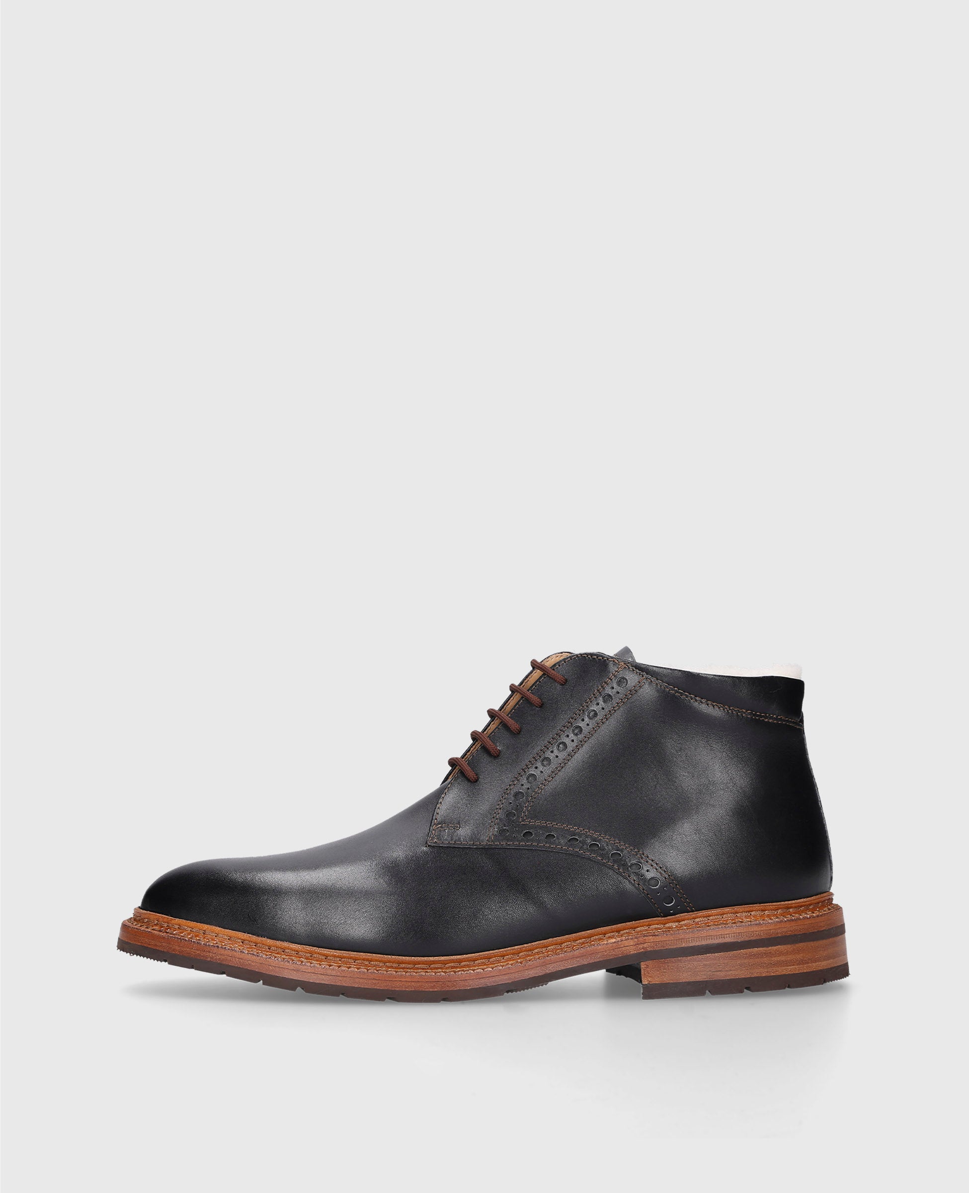 heinrich-dinkelacker-luzern-full-brogue-bc-boot-schwarz-lammfell image 1