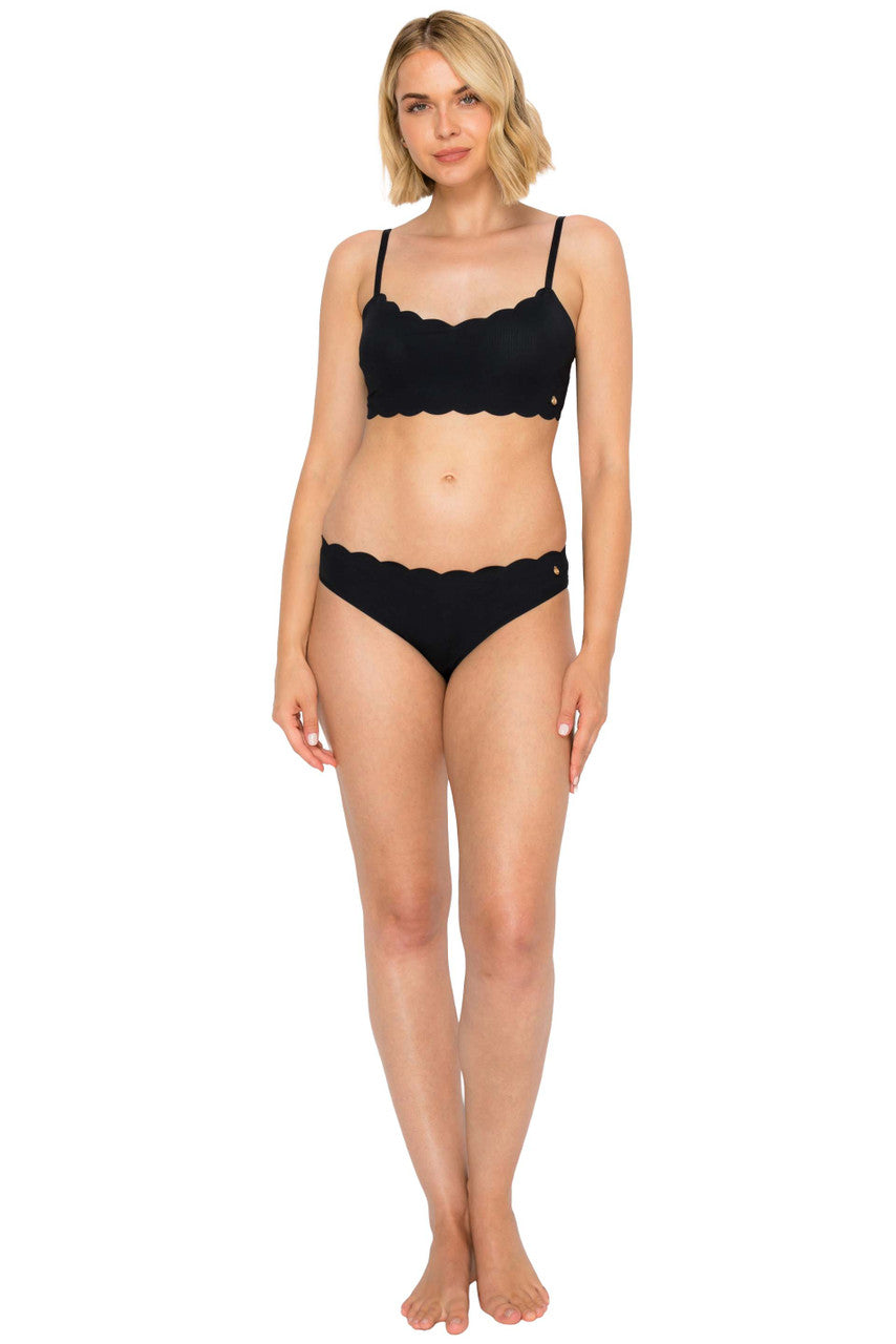 badgley-mischka-yummy-string-schwarz-rippe-wellensaum image 5