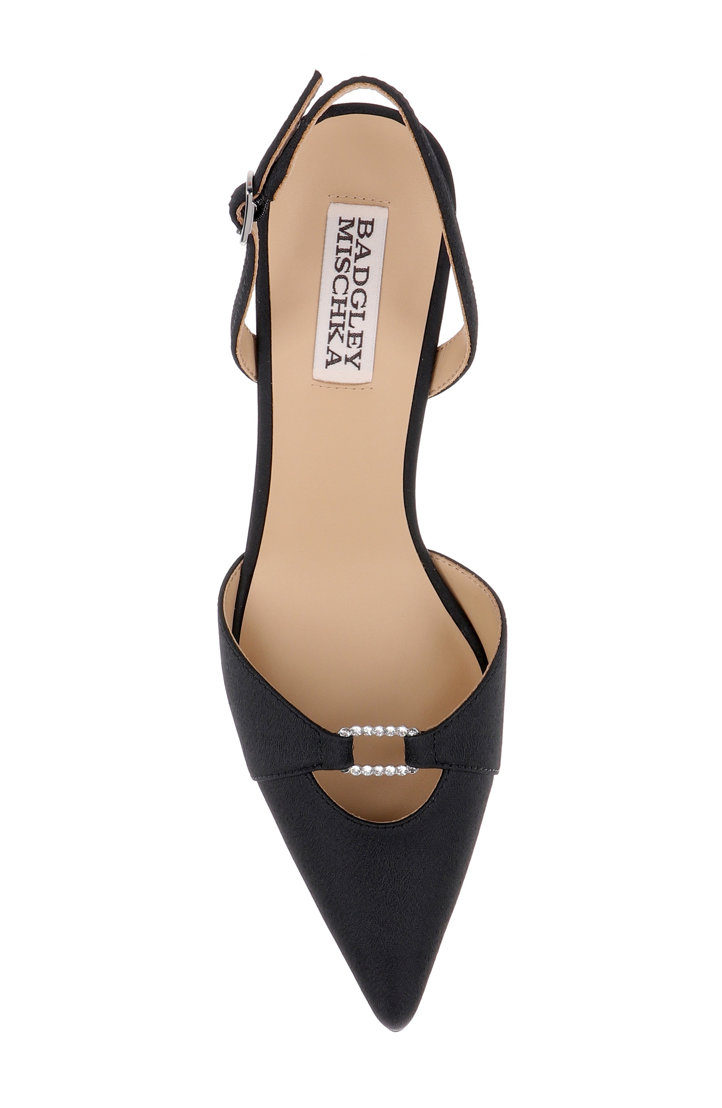 badgley-mischka-roger-slingpumps-schwarz-crepe-kristall image 5