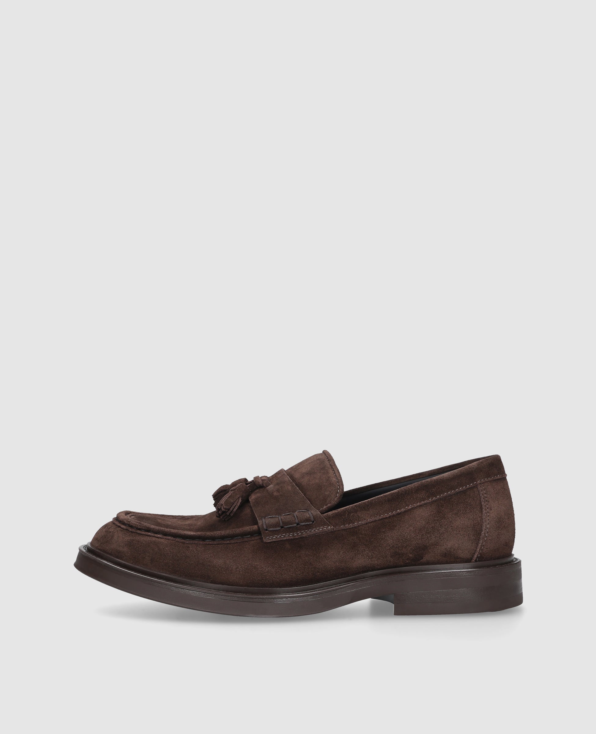 heinrich-dinkelacker-florenz-plain-v-loafer-dunkelbraun-velours image 1