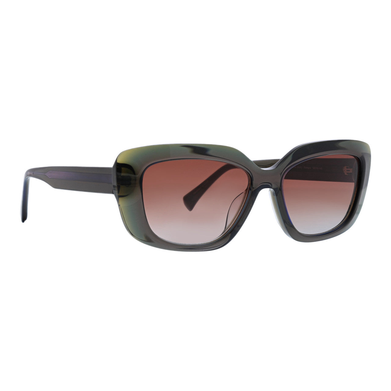 badgley-mischka-romane-sonnenbrille-olive-uv400 image 1