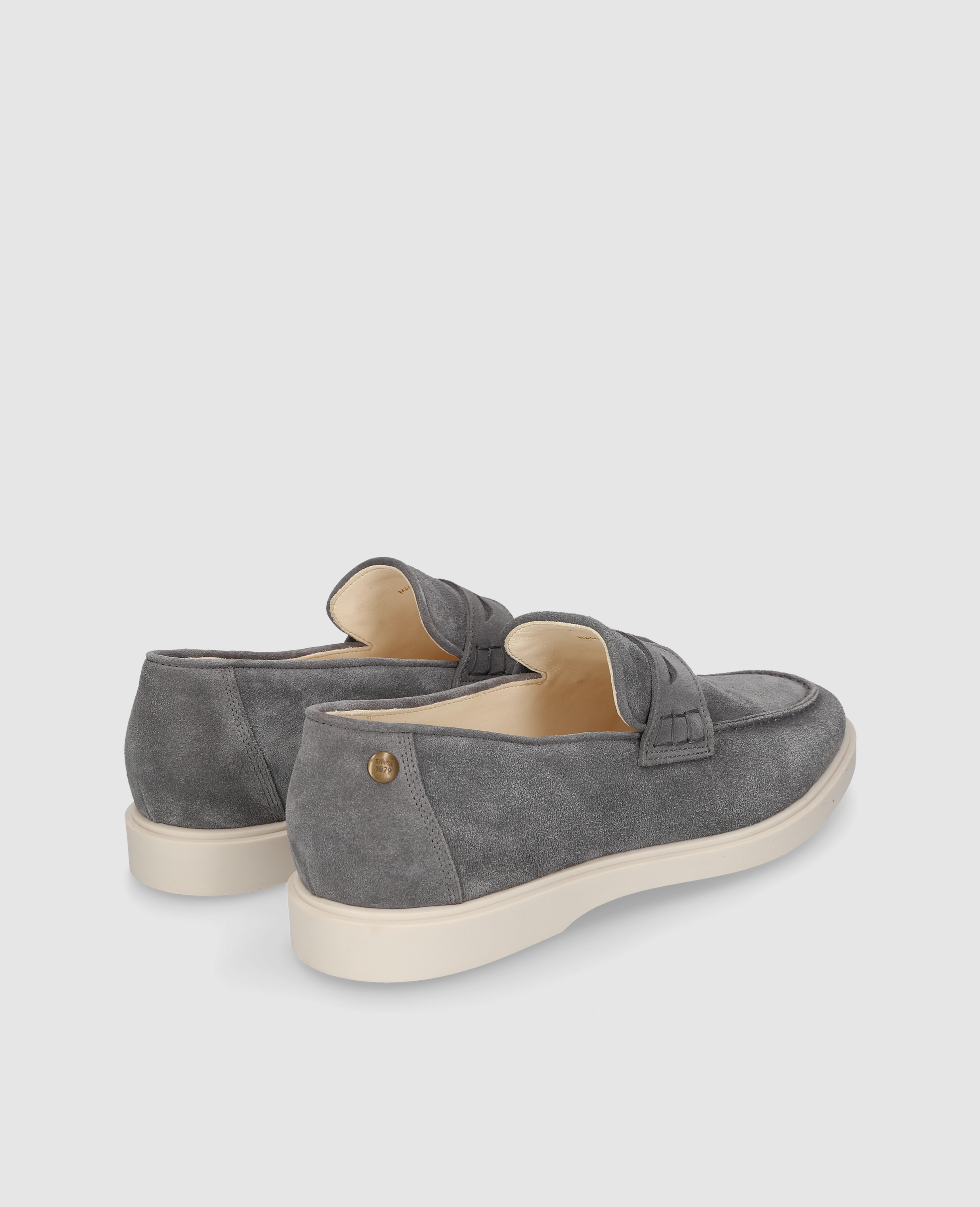 heinrich-dinkelacker-genua-penny-v-loafer-grau-kalbsvelours image 4