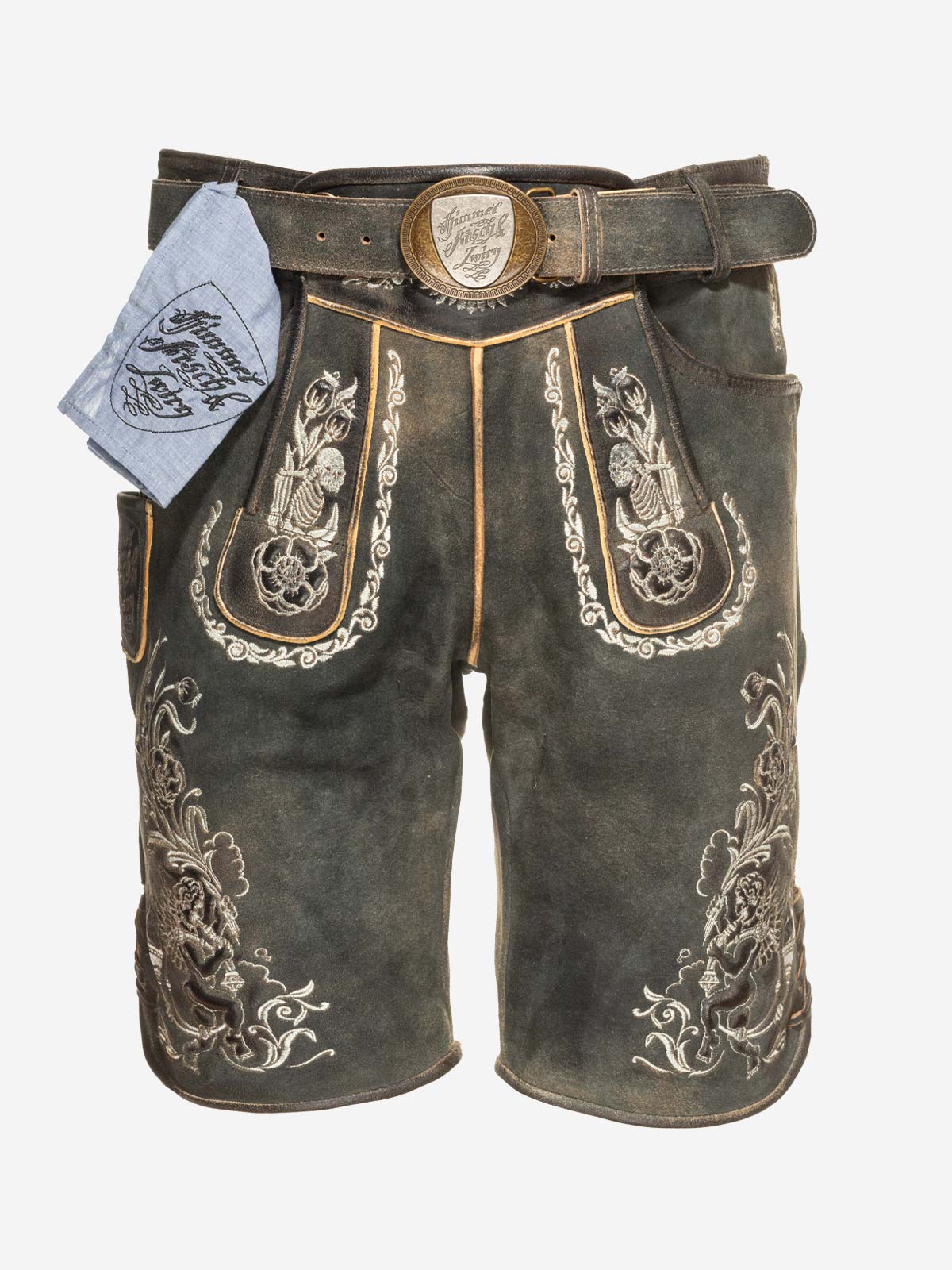 himmel-arsch-zwirn-hopium-lederhose-s-misch-wildbock-mit-g-rtel image 1