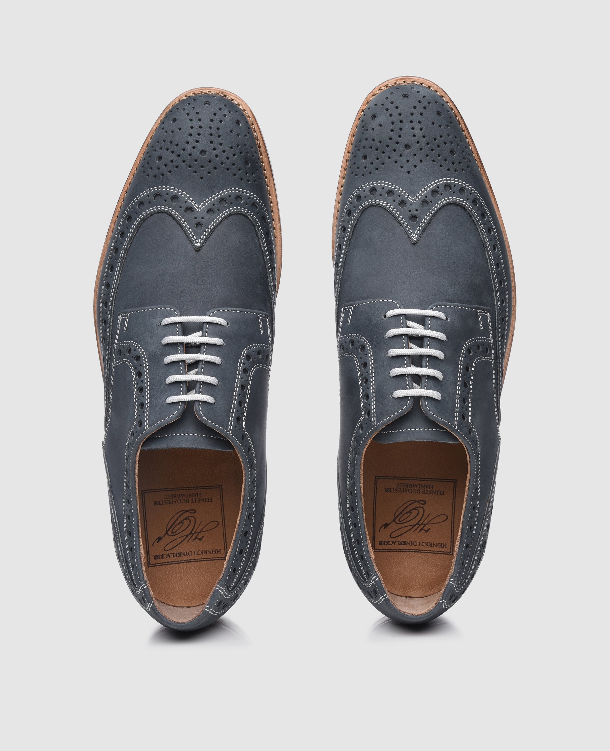 heinrich-dinkelacker-luzern-full-brogue-j-derby-jeans-blau image 8