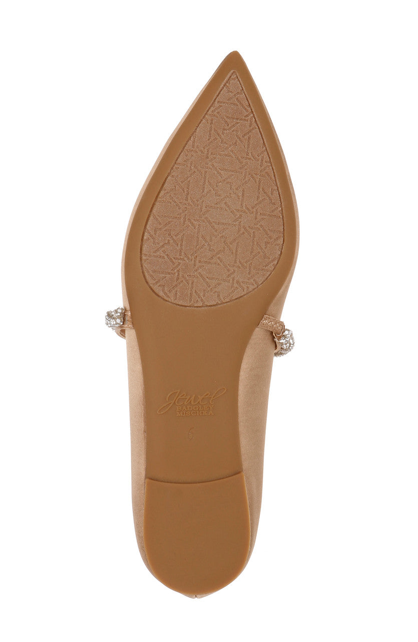 badgley-mischka-vana-flats-silber-ballerinas-strass image 6