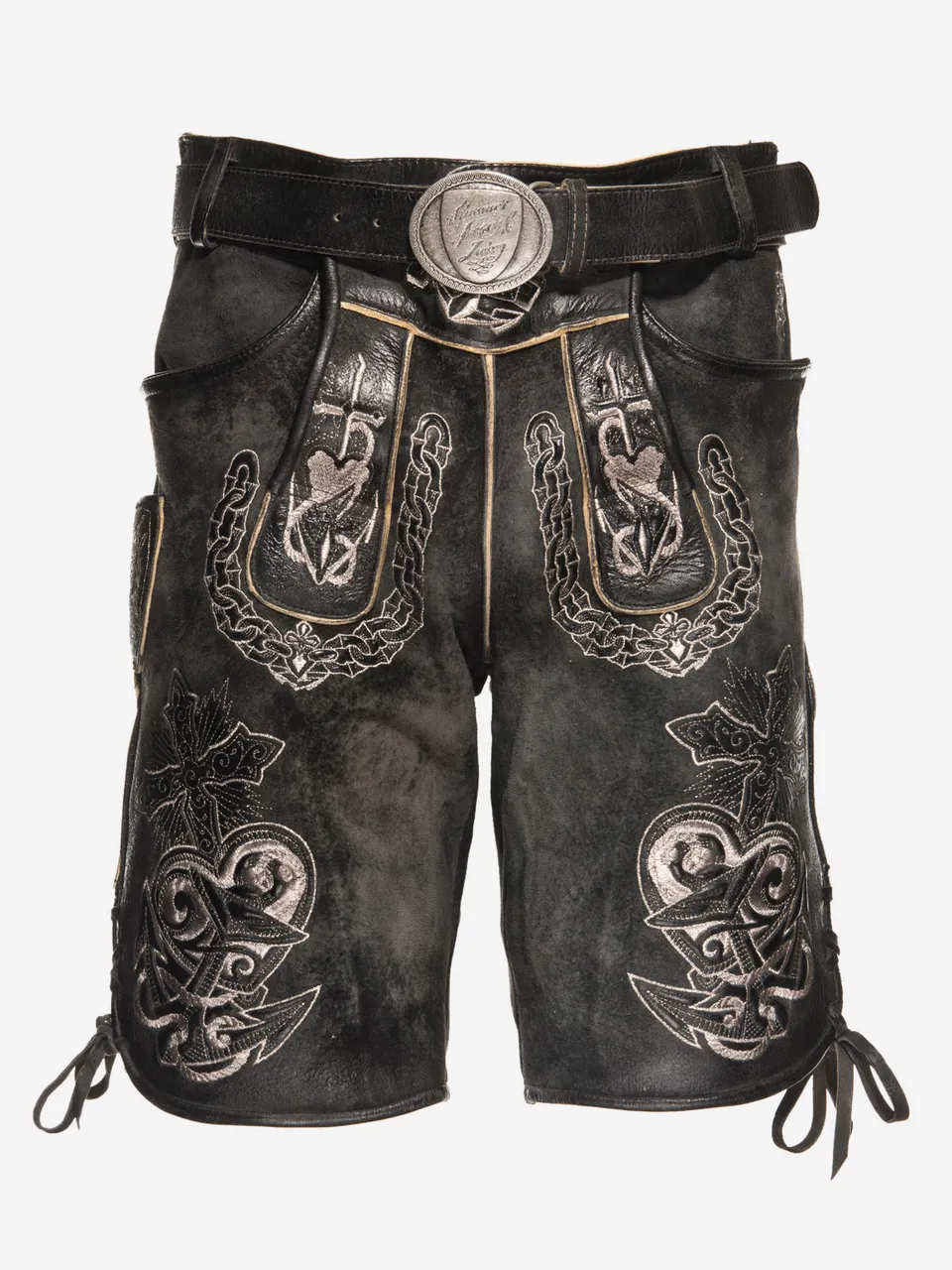 himmel-arsch-zwirn-glaube-liebe-hoffnung-lederhose-mit-g-rtel image 1
