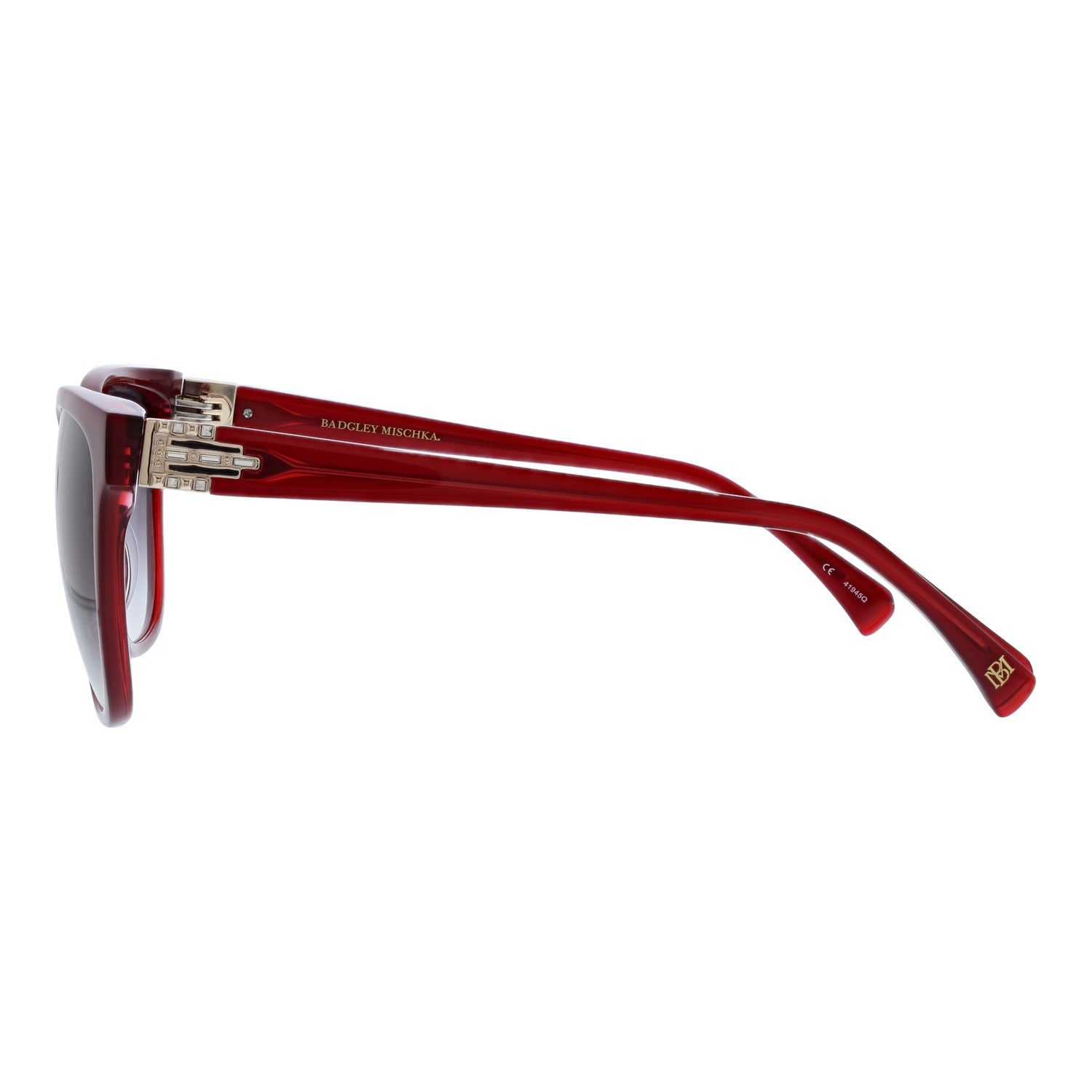 badgley-mischka-racine-sonnenbrille-rot-acetat-kristall image 3