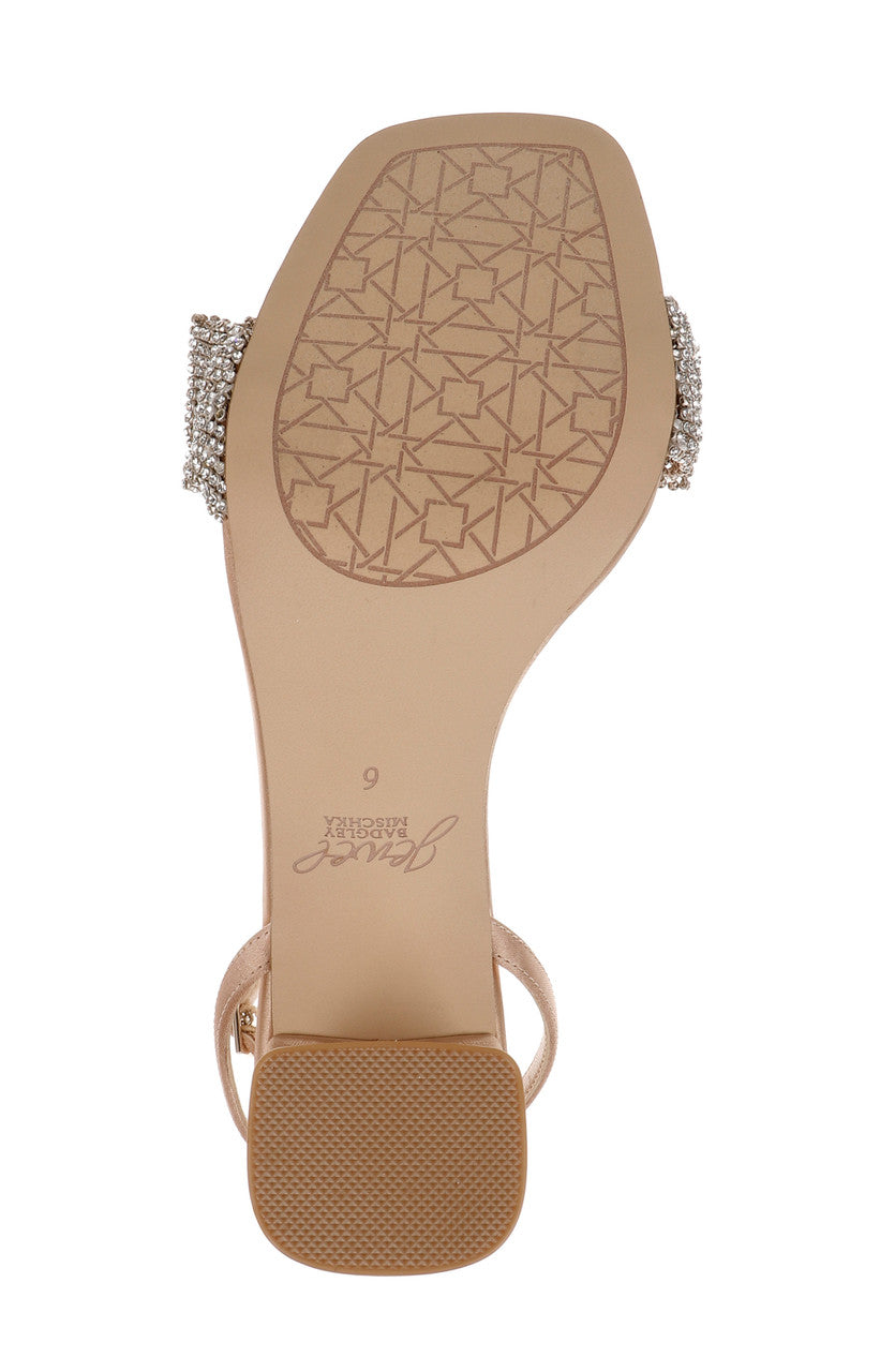 badgley-mischka-rita-sandalette-nude-strass-blockabsatz image 6