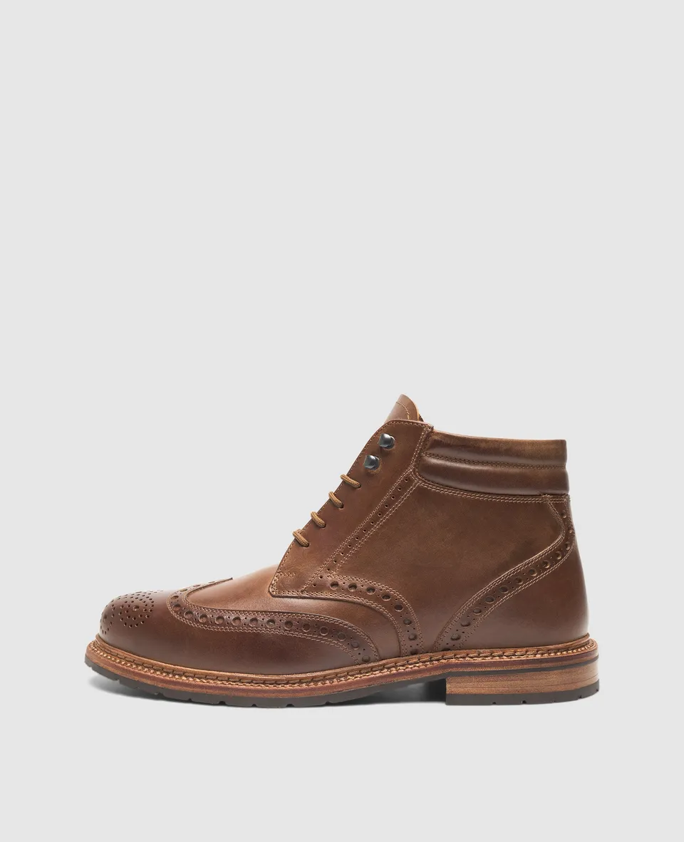 heinrich-dinkelacker-buda-full-brogue-h-boot-caramel-hillbilly-leder image 1