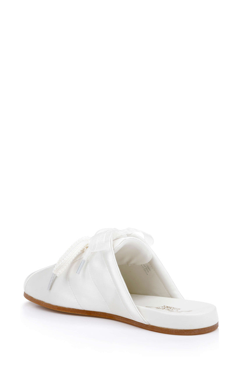 badgley-mischka-priscila-mule-sneaker-ivory-satin image 3