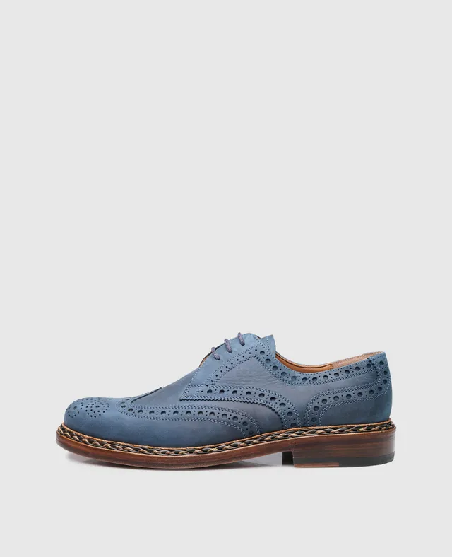 heinrich-dinkelacker-buda-full-brogue-j-herrenschuh-blau-nubuk image 1