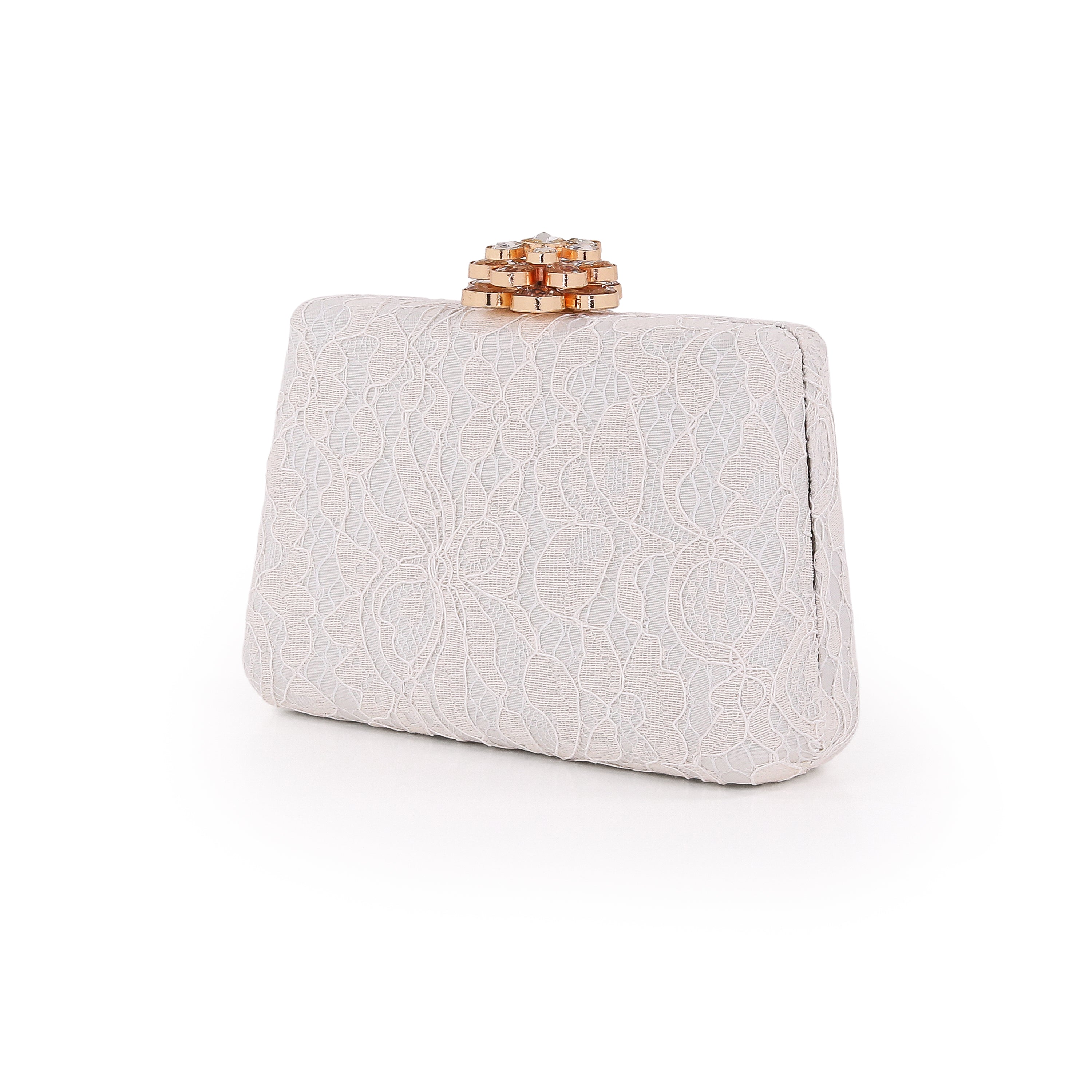 badgley-mischka-coco-clutch-wei-spitze-mit-kette image 1