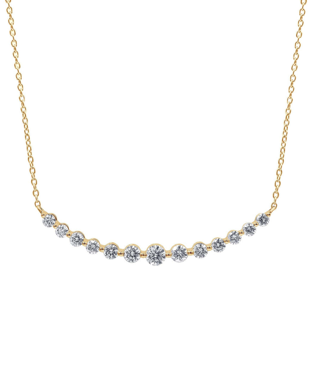 badgley-mischka-curved-bar-diamant-collier-14k-wei-gold image 4
