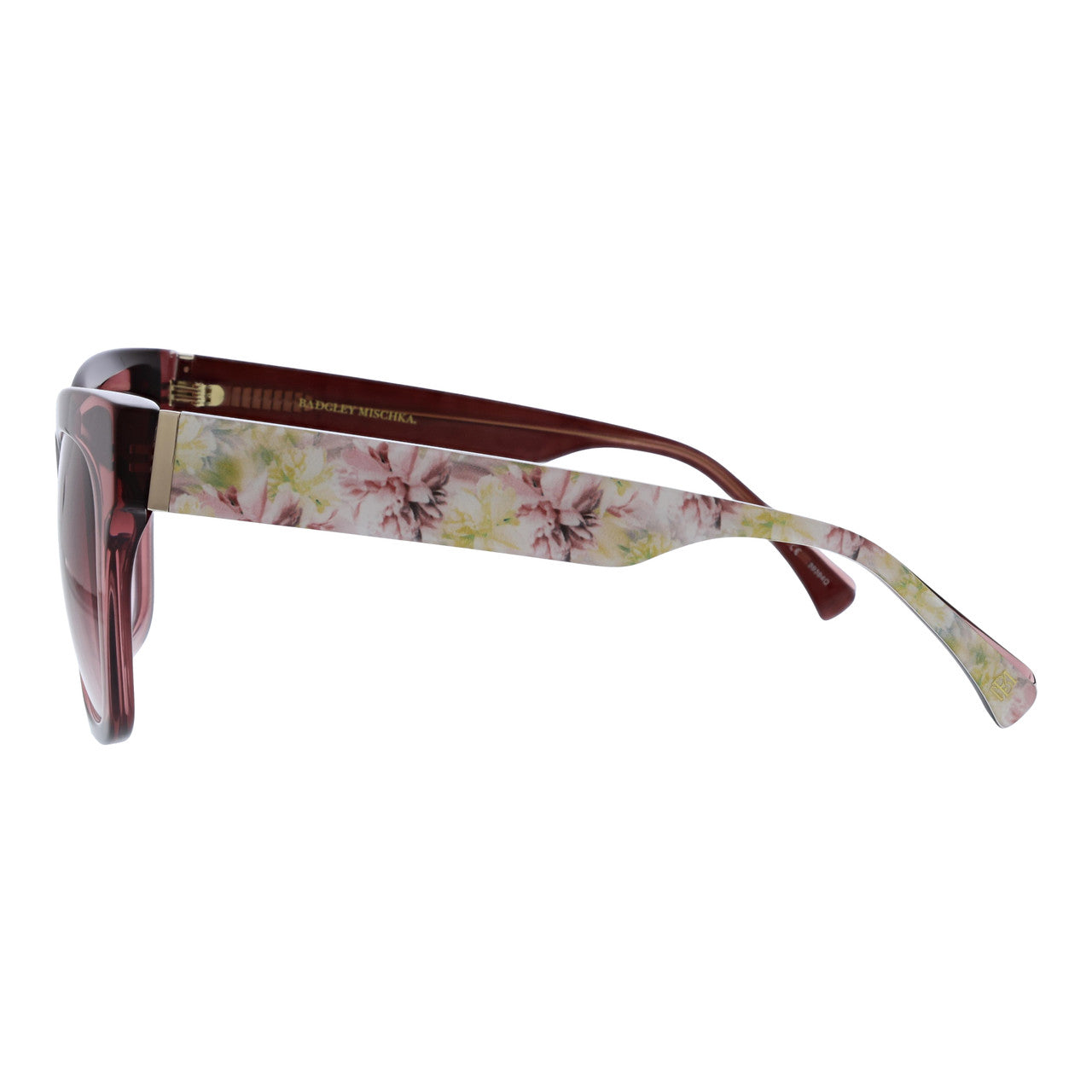 badgley-mischka-bernadette-sonnenbrille-black-blumenmuster image 6