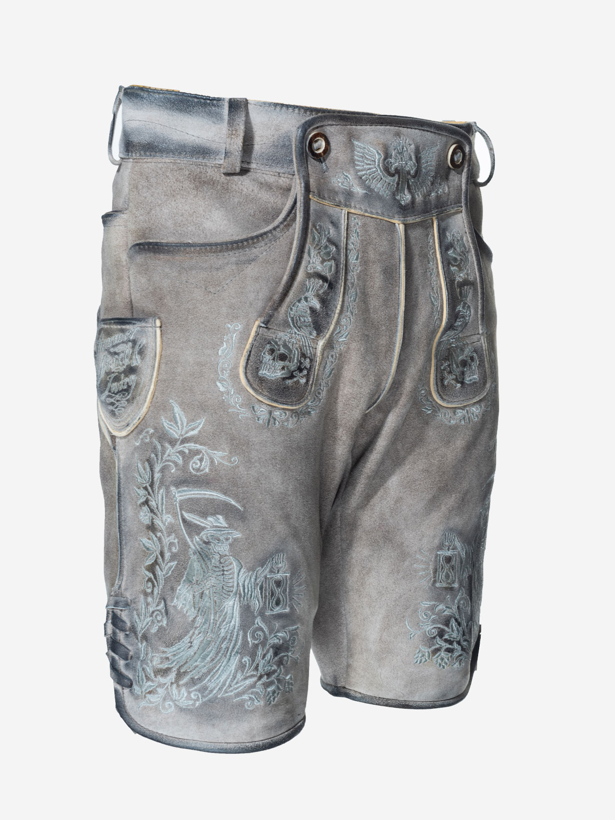 himmel-arsch-zwirn-boandl-zwanziger-lederhose-wildbock-g-rtel-2 image 2