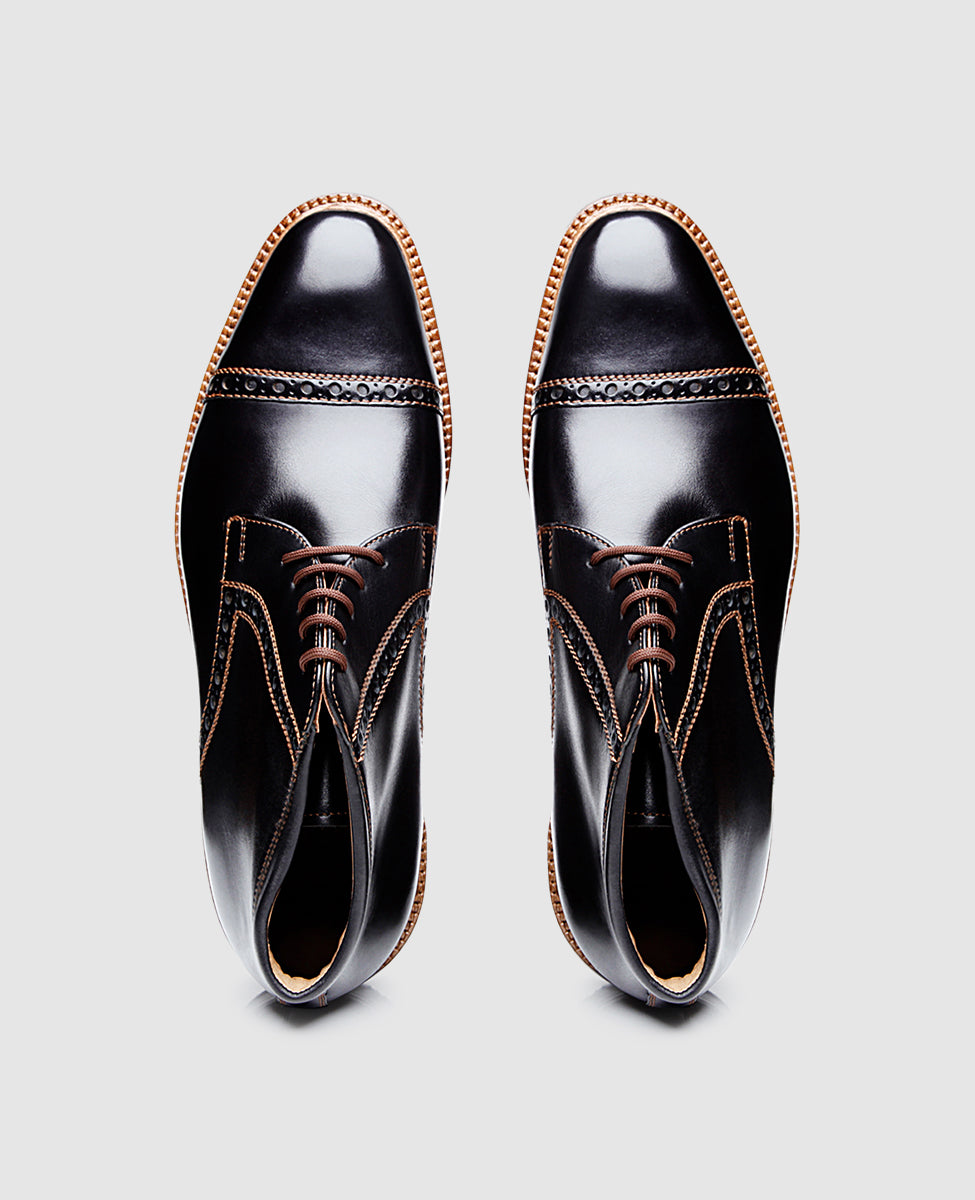 heinrich-dinkelacker-luzern-quarter-brogue-sc-boot-schwarz image 8
