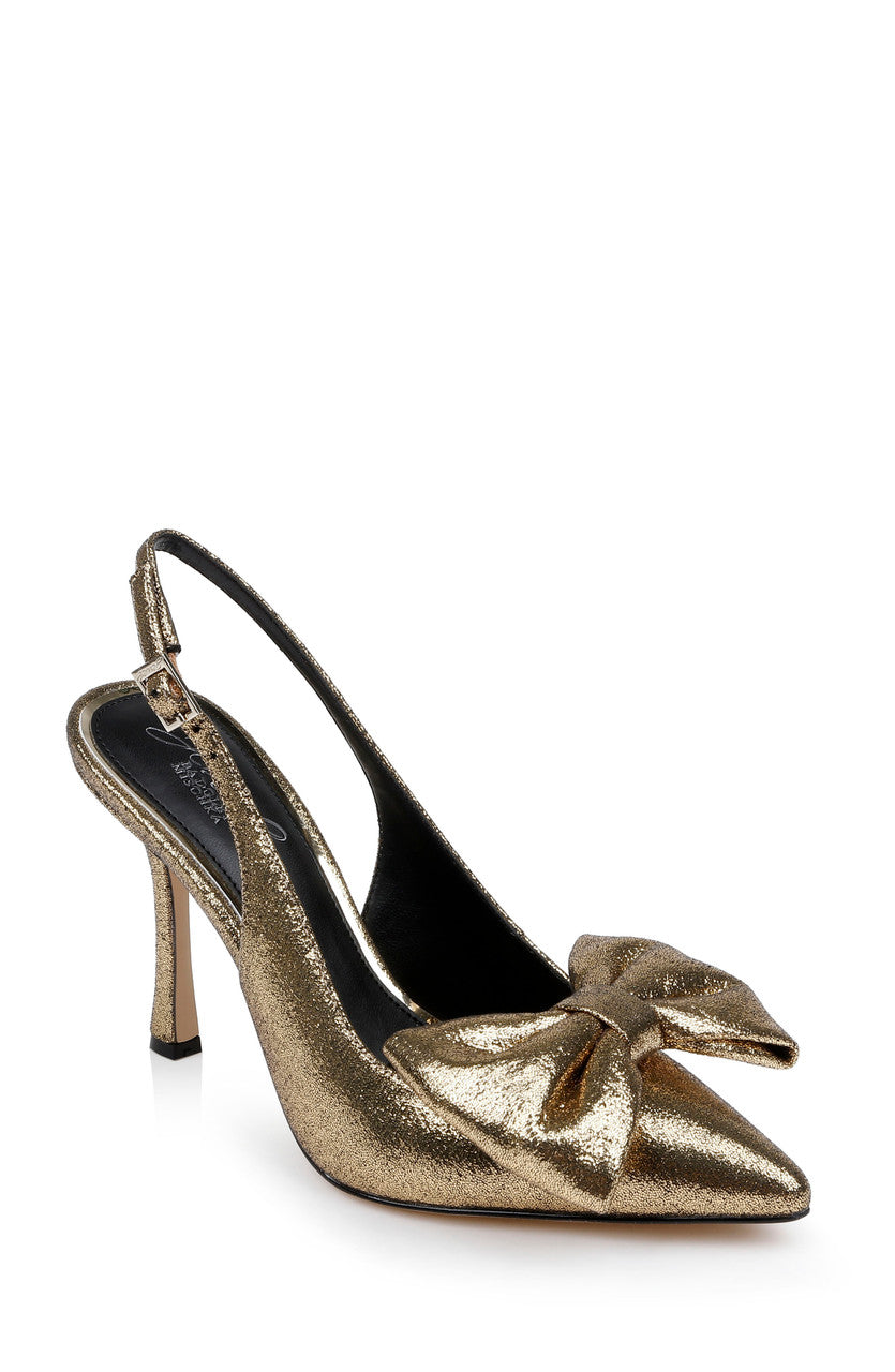 badgley-mischka-kourtnay-slingback-pumps-gold-schleife image 8