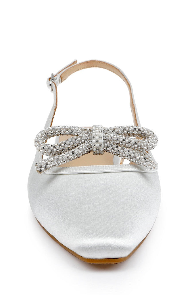 badgley-mischka-genesis-ballerinas-schwarz-satin-schleife image 4