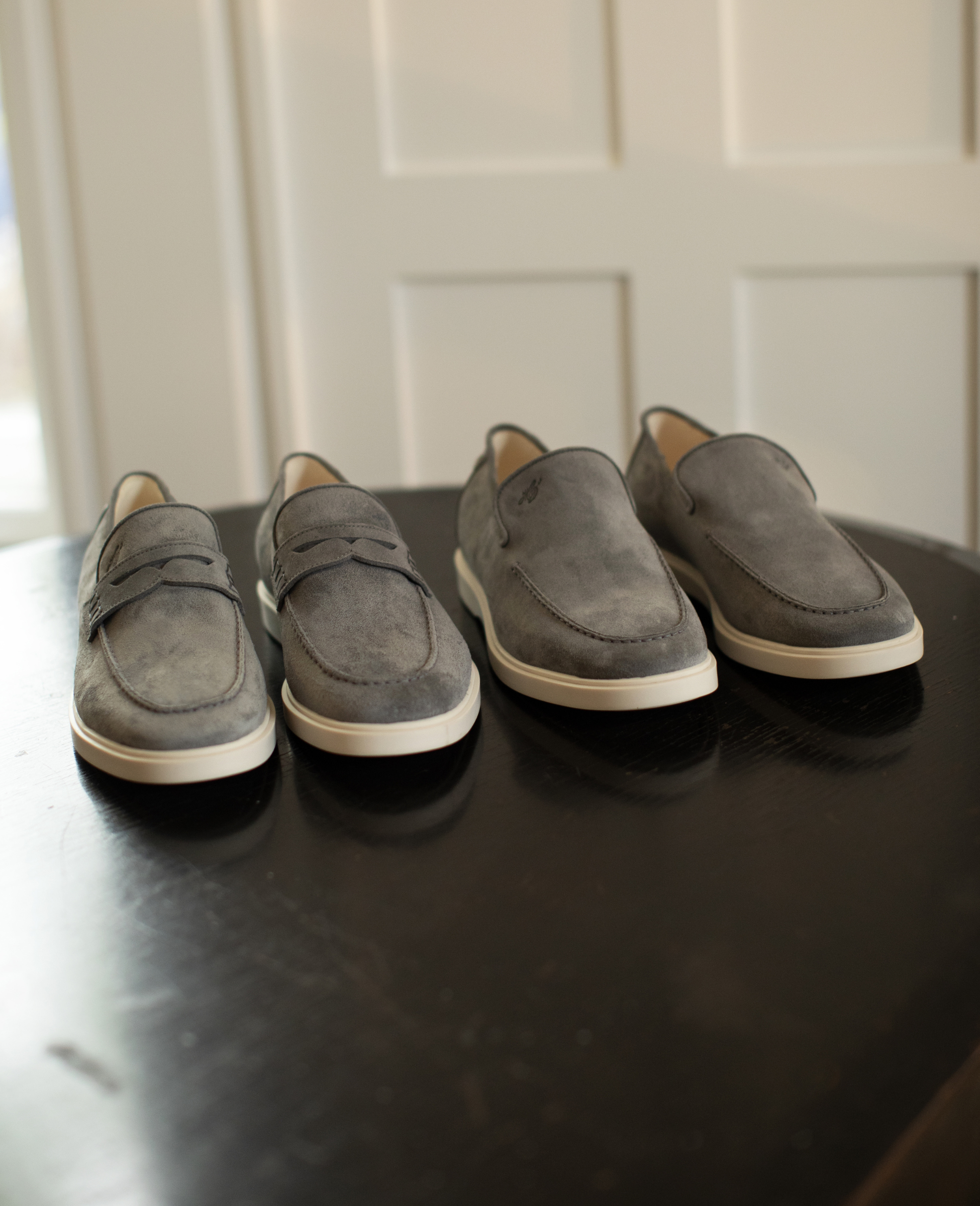 heinrich-dinkelacker-genua-penny-v-loafer-grau-kalbsvelours image 2