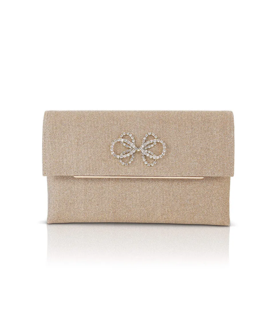 badgley-mischka-alicia-jl0355-clutch-gold-jacquard-kristall image 1