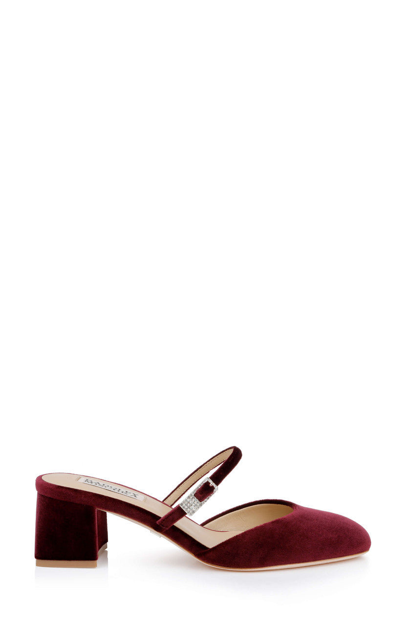 badgley-mischka-valarie-mary-jane-mules-white-crepe-50mm image 8